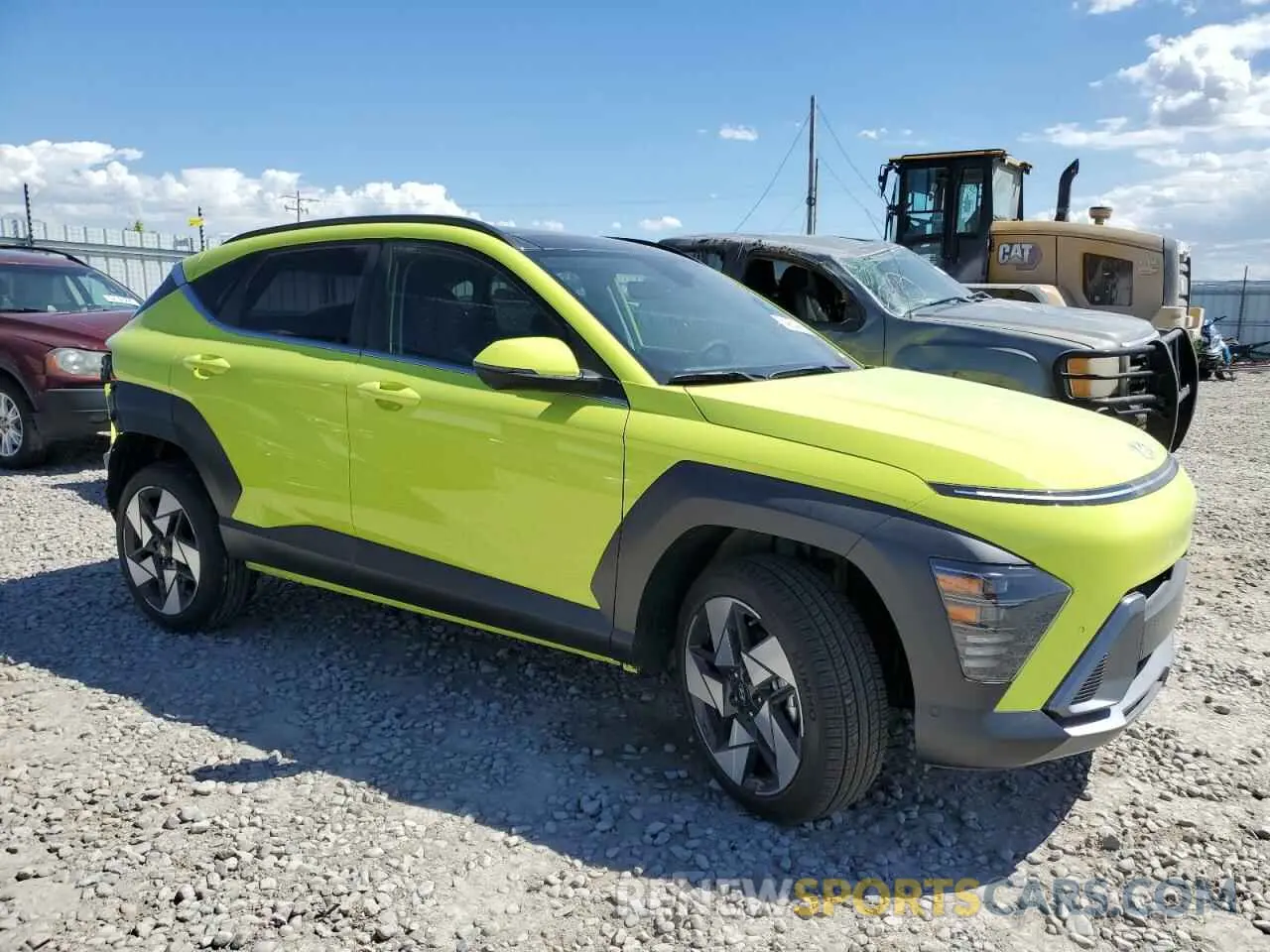 4 Фотография поврежденного автомобиля KM8HECA38SU241441 HYUNDAI KONA 2025