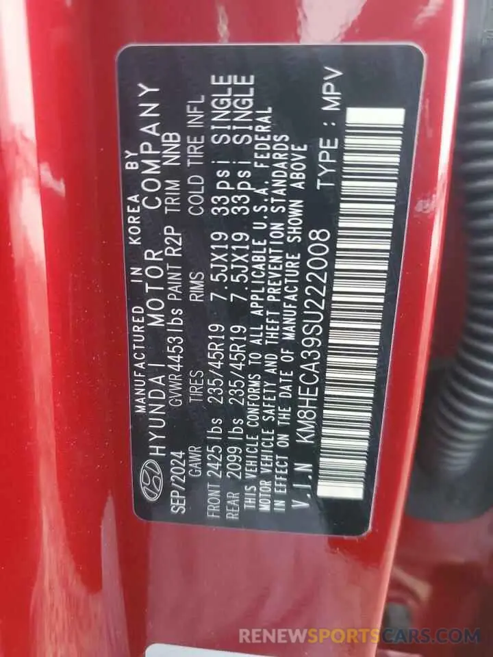 12 Photograph of a damaged car KM8HECA39SU222008 HYUNDAI KONA 2025