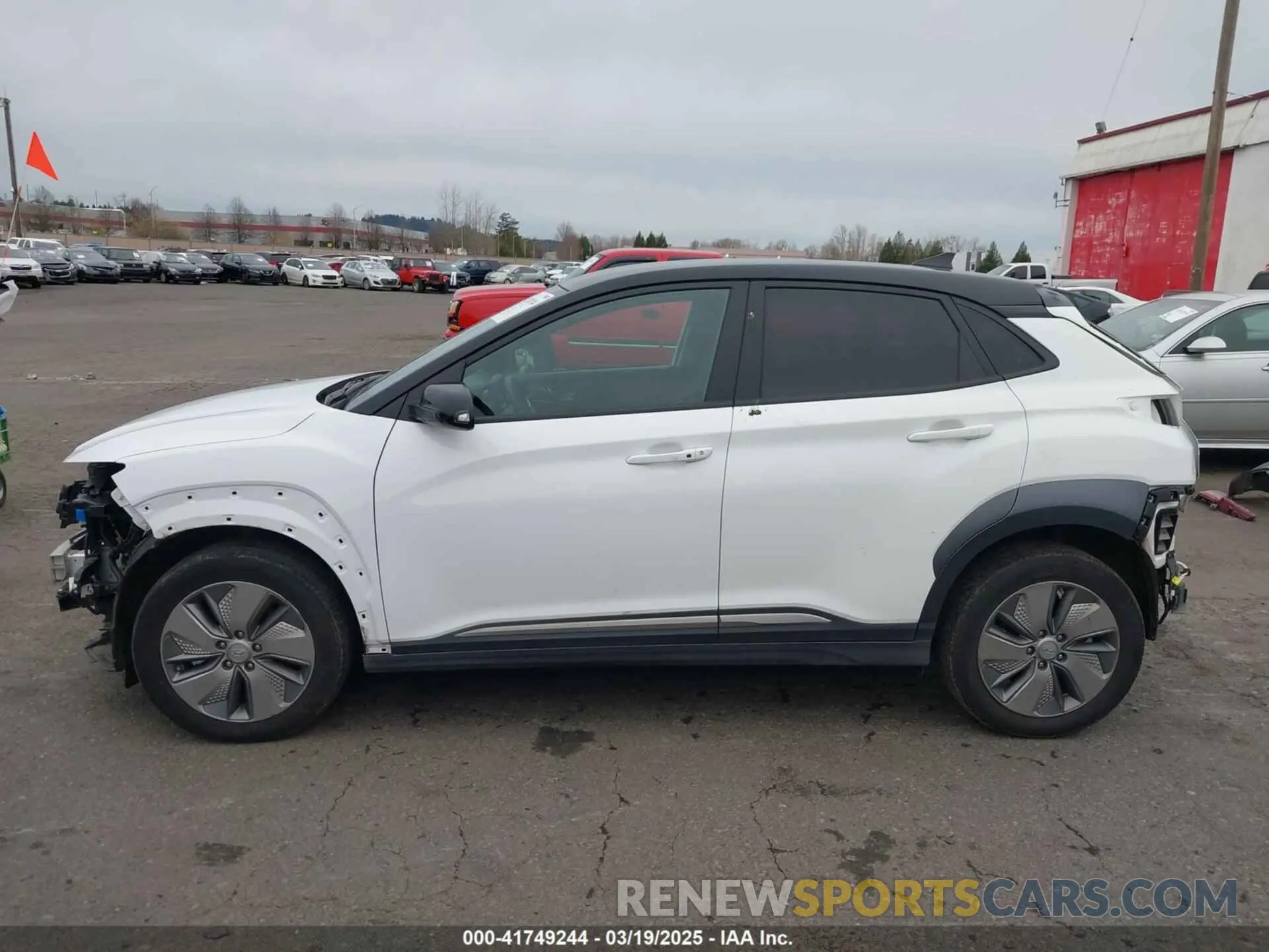 15 Photograph of a damaged car KM8K23AG4MU127554 HYUNDAI KONA ELECTRIC 2021
