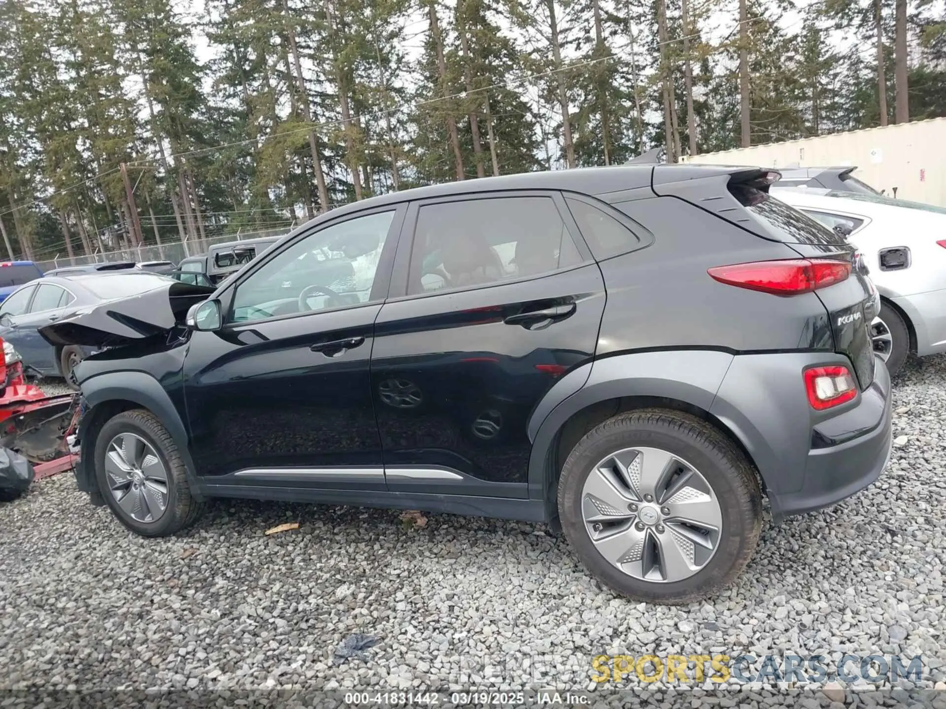 14 Photograph of a damaged car KM8K33AG0MU110795 HYUNDAI KONA ELECTRIC 2021