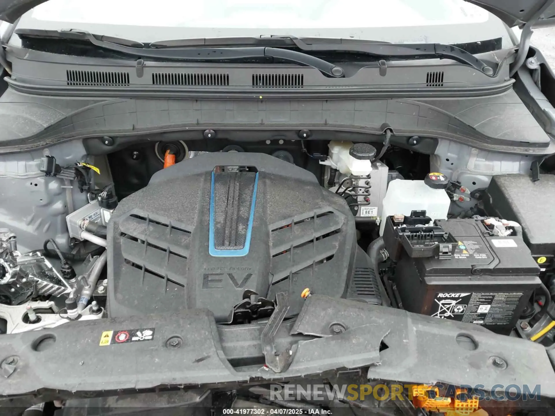 10 Photograph of a damaged car KM8K33AG9MU121133 HYUNDAI KONA ELECTRIC 2021