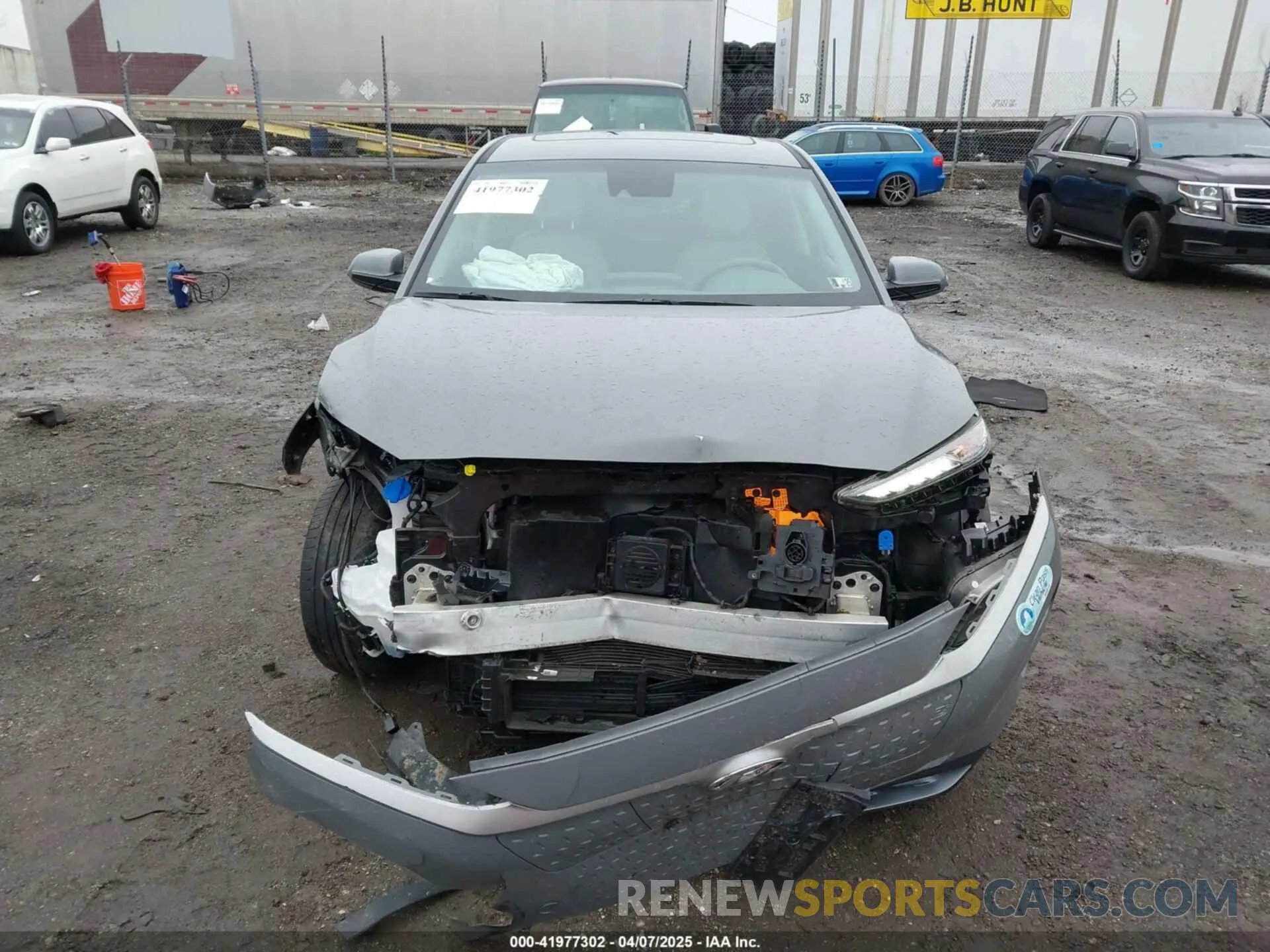 12 Photograph of a damaged car KM8K33AG9MU121133 HYUNDAI KONA ELECTRIC 2021