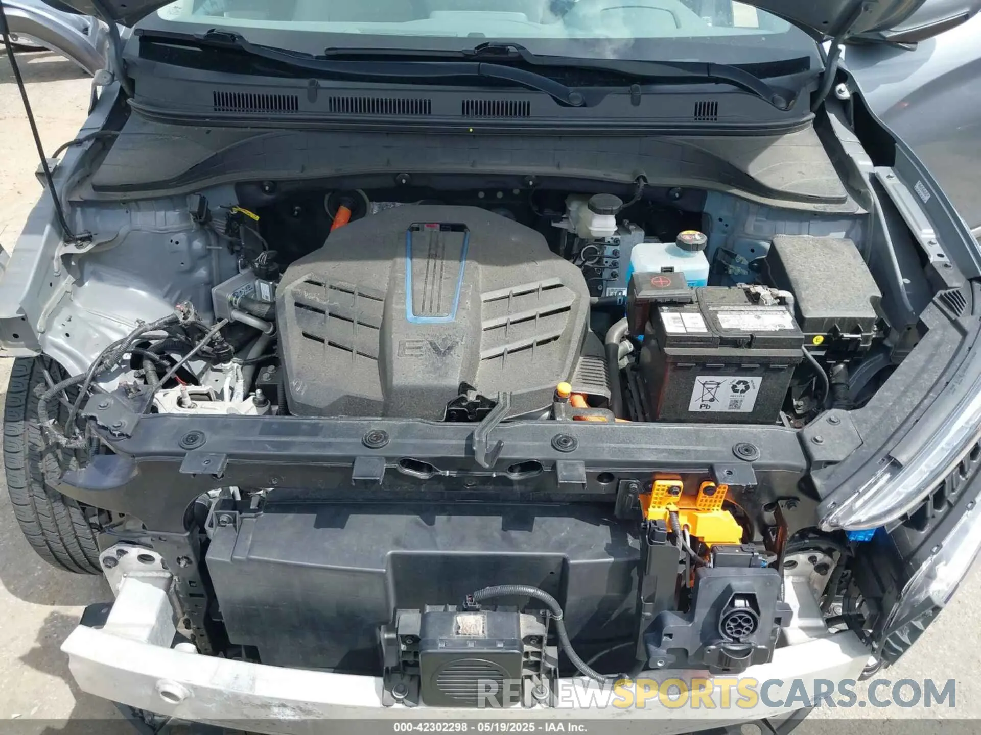 10 Photograph of a damaged car KM8K53AG6MU125246 HYUNDAI KONA ELECTRIC 2021