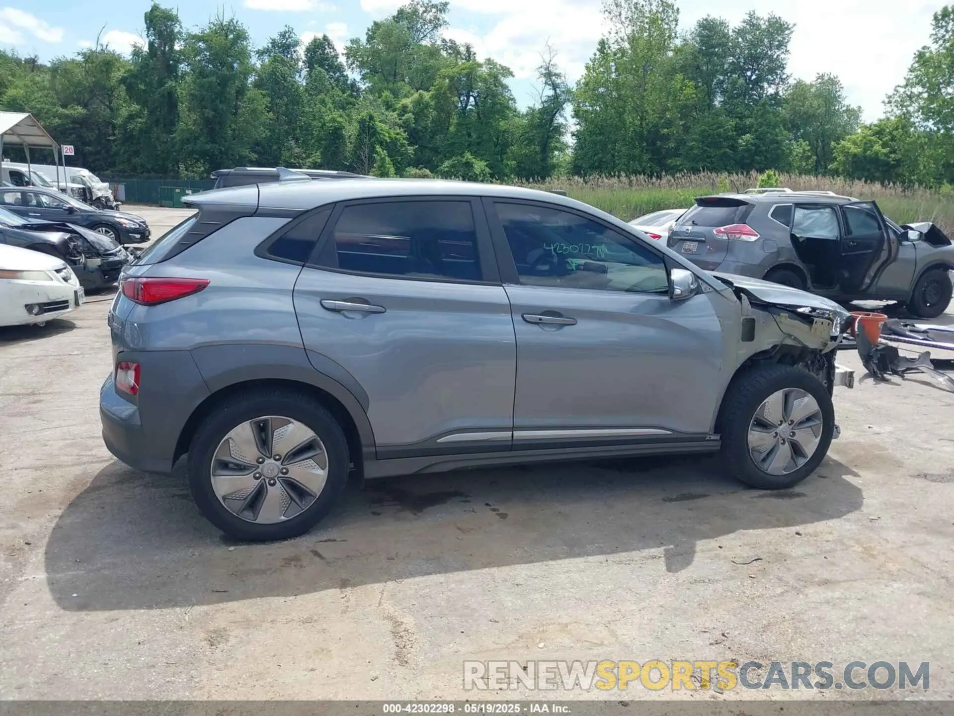 14 Photograph of a damaged car KM8K53AG6MU125246 HYUNDAI KONA ELECTRIC 2021