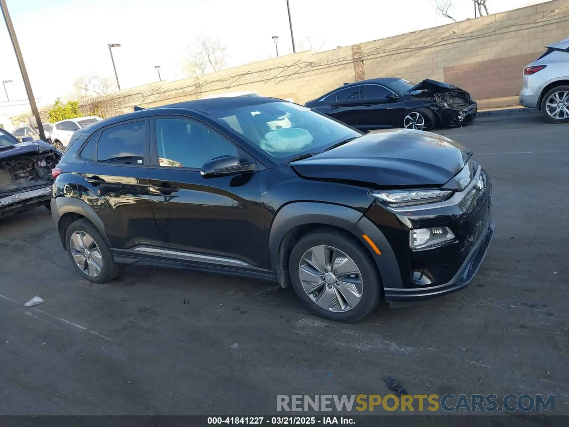 14 Photograph of a damaged car KM8K53AG8MU131372 HYUNDAI KONA ELECTRIC 2021