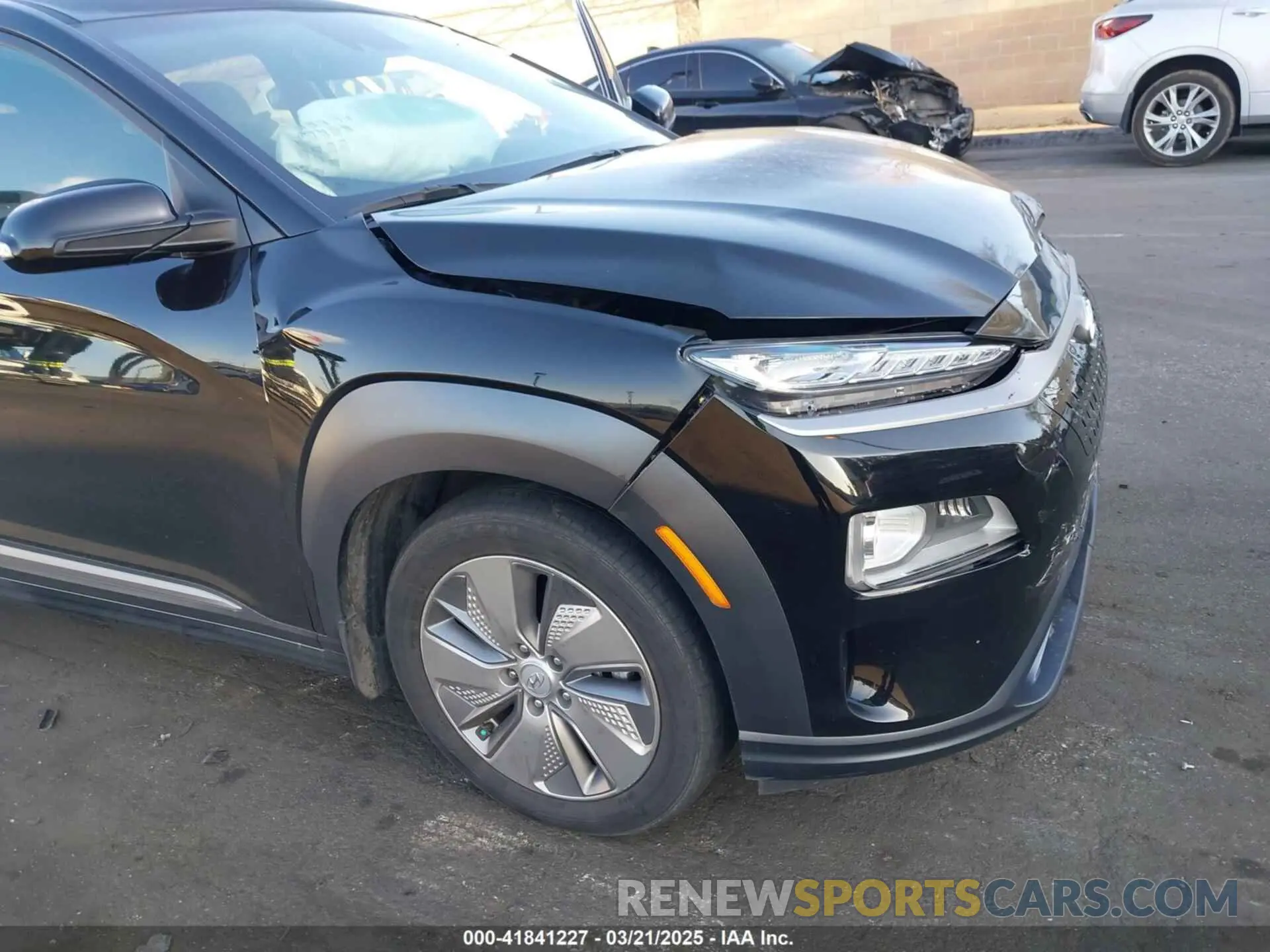 21 Photograph of a damaged car KM8K53AG8MU131372 HYUNDAI KONA ELECTRIC 2021