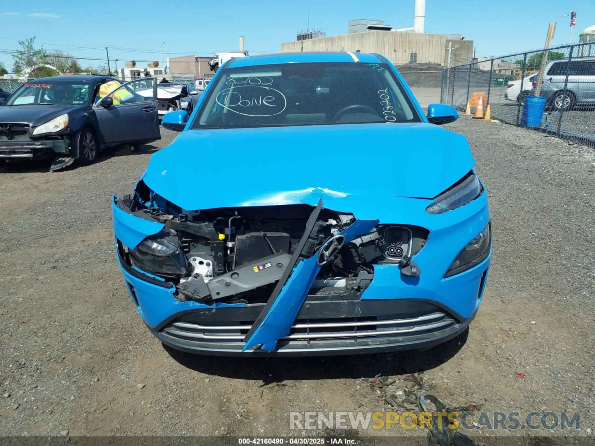 12 Фотография поврежденного автомобиля KM8K33AGXNU150593 HYUNDAI KONA ELECTRIC 2022