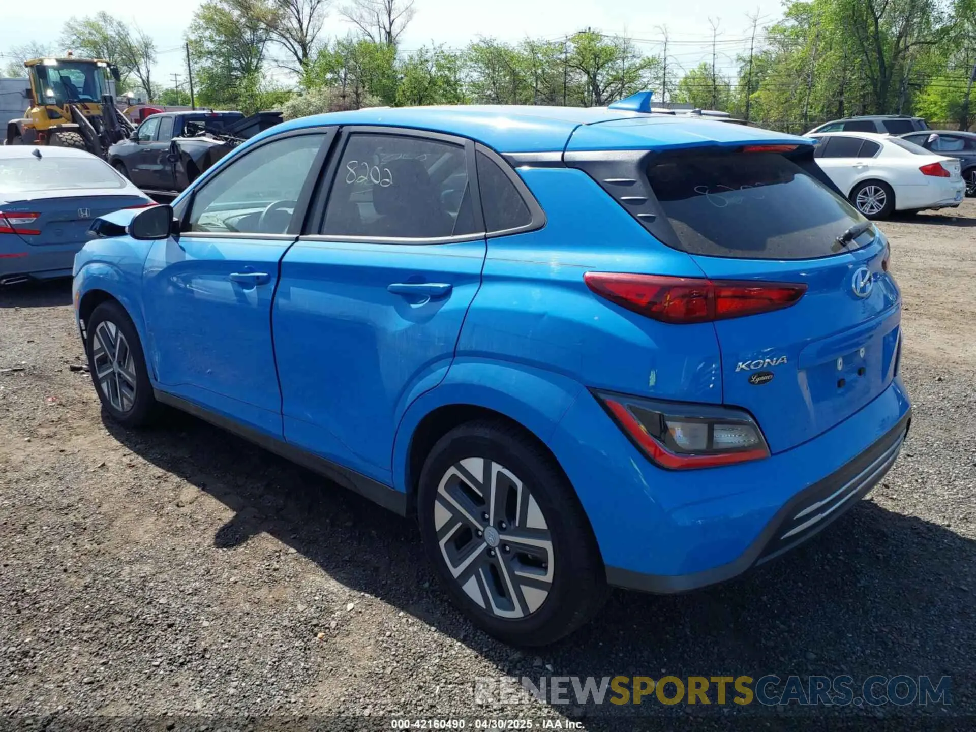 3 Фотография поврежденного автомобиля KM8K33AGXNU150593 HYUNDAI KONA ELECTRIC 2022