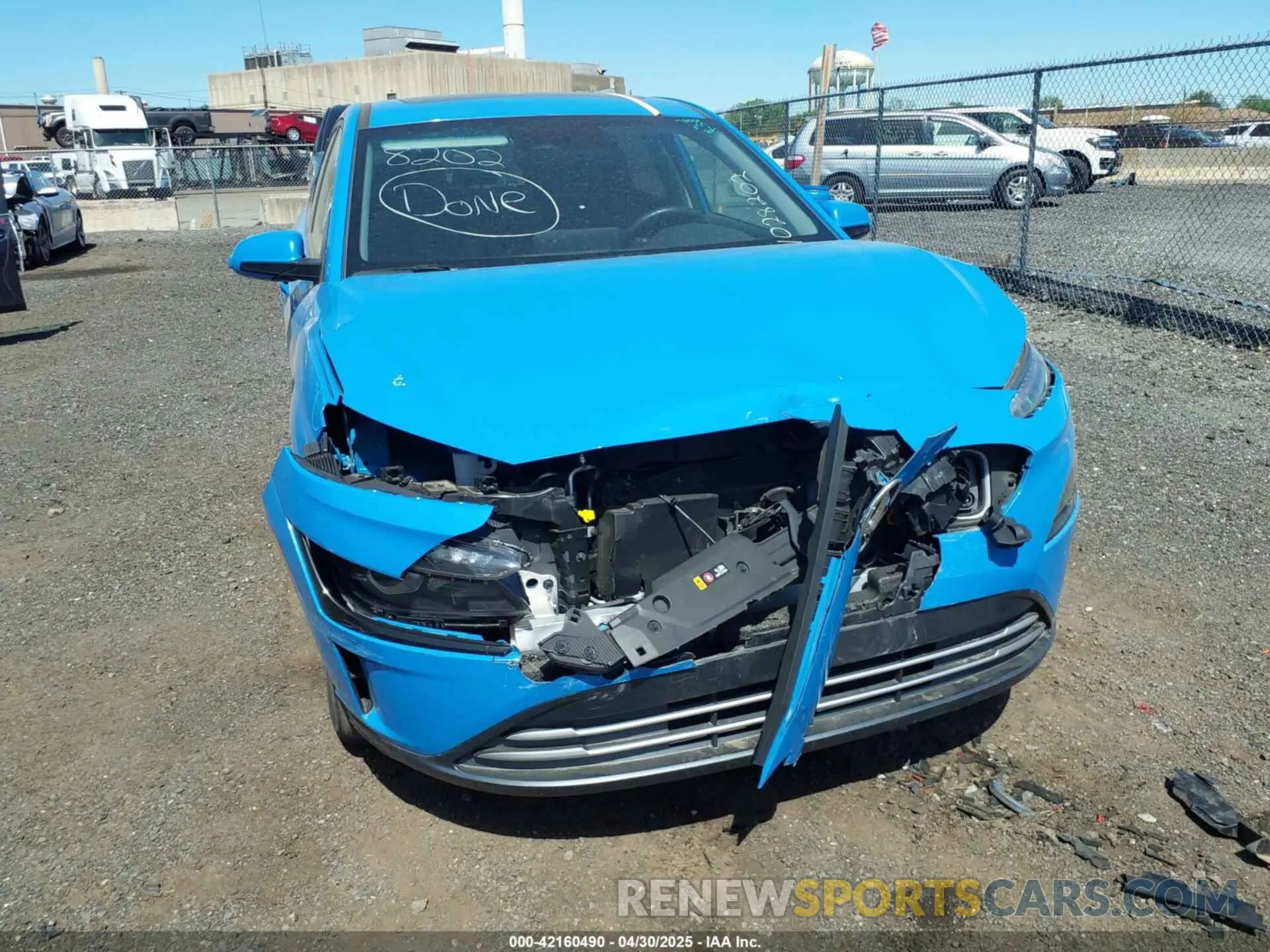 6 Фотография поврежденного автомобиля KM8K33AGXNU150593 HYUNDAI KONA ELECTRIC 2022