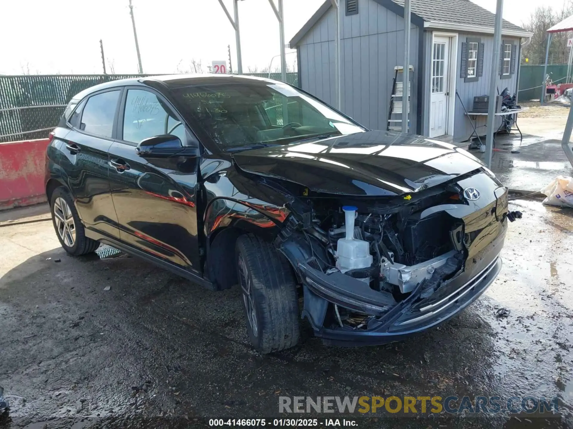 1 Фотография поврежденного автомобиля KM8K23AG6PU191048 HYUNDAI KONA ELECTRIC 2023