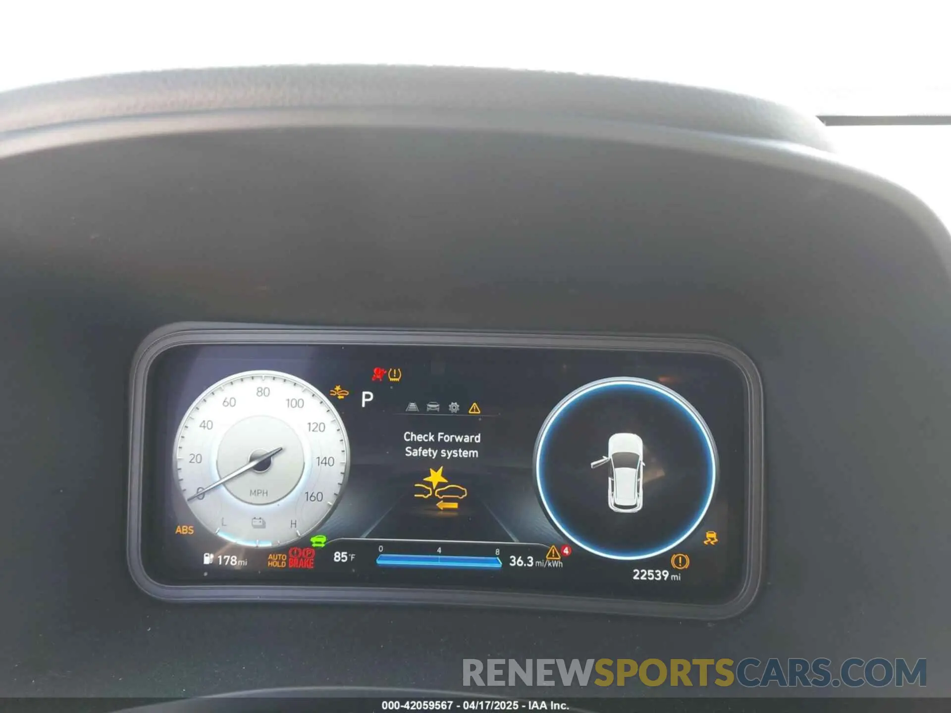 7 Photograph of a damaged car KM8K23AG7PU190457 HYUNDAI KONA ELECTRIC 2023