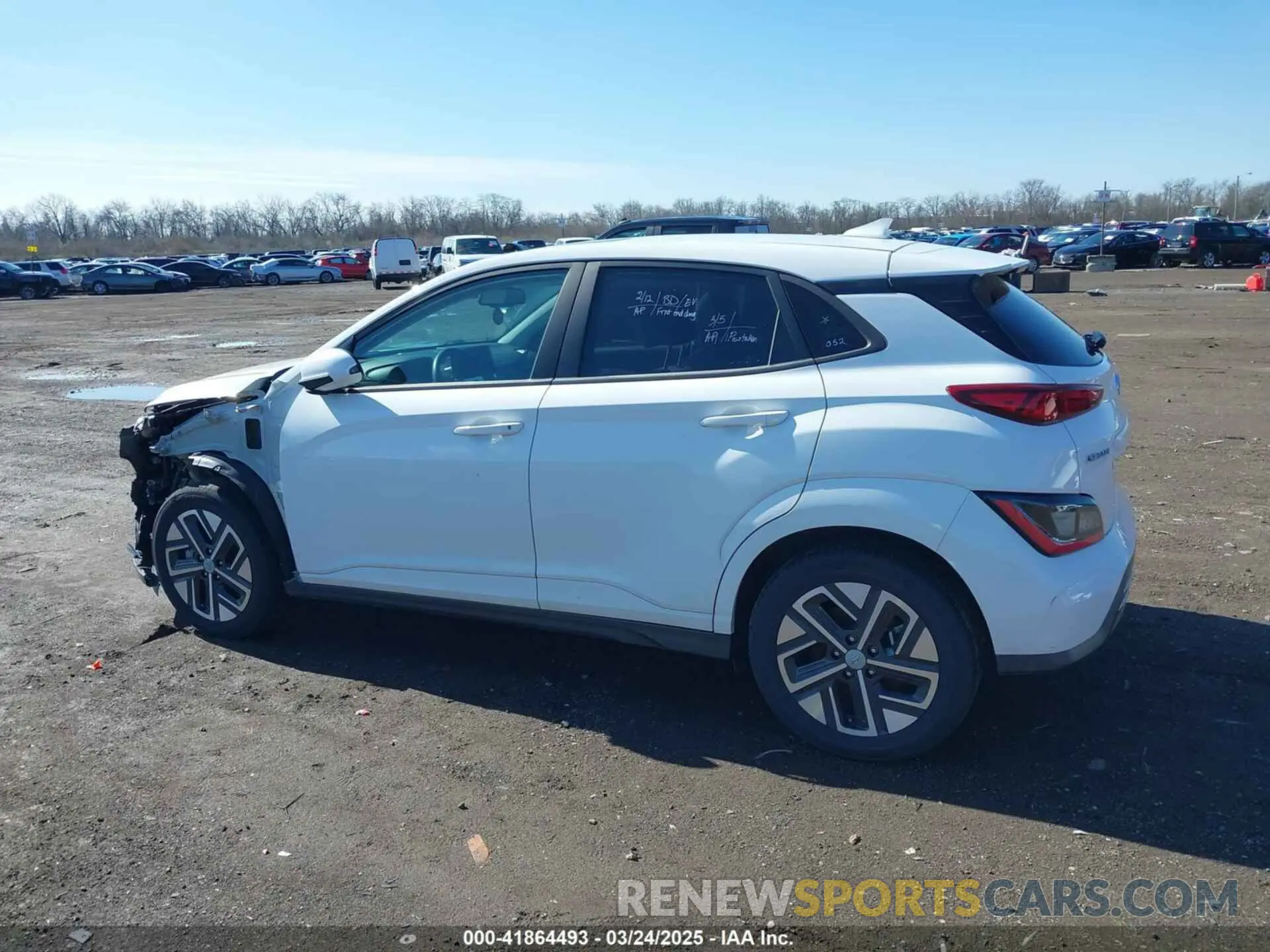 14 Photograph of a damaged car KM8K33AG0PU190264 HYUNDAI KONA ELECTRIC 2023