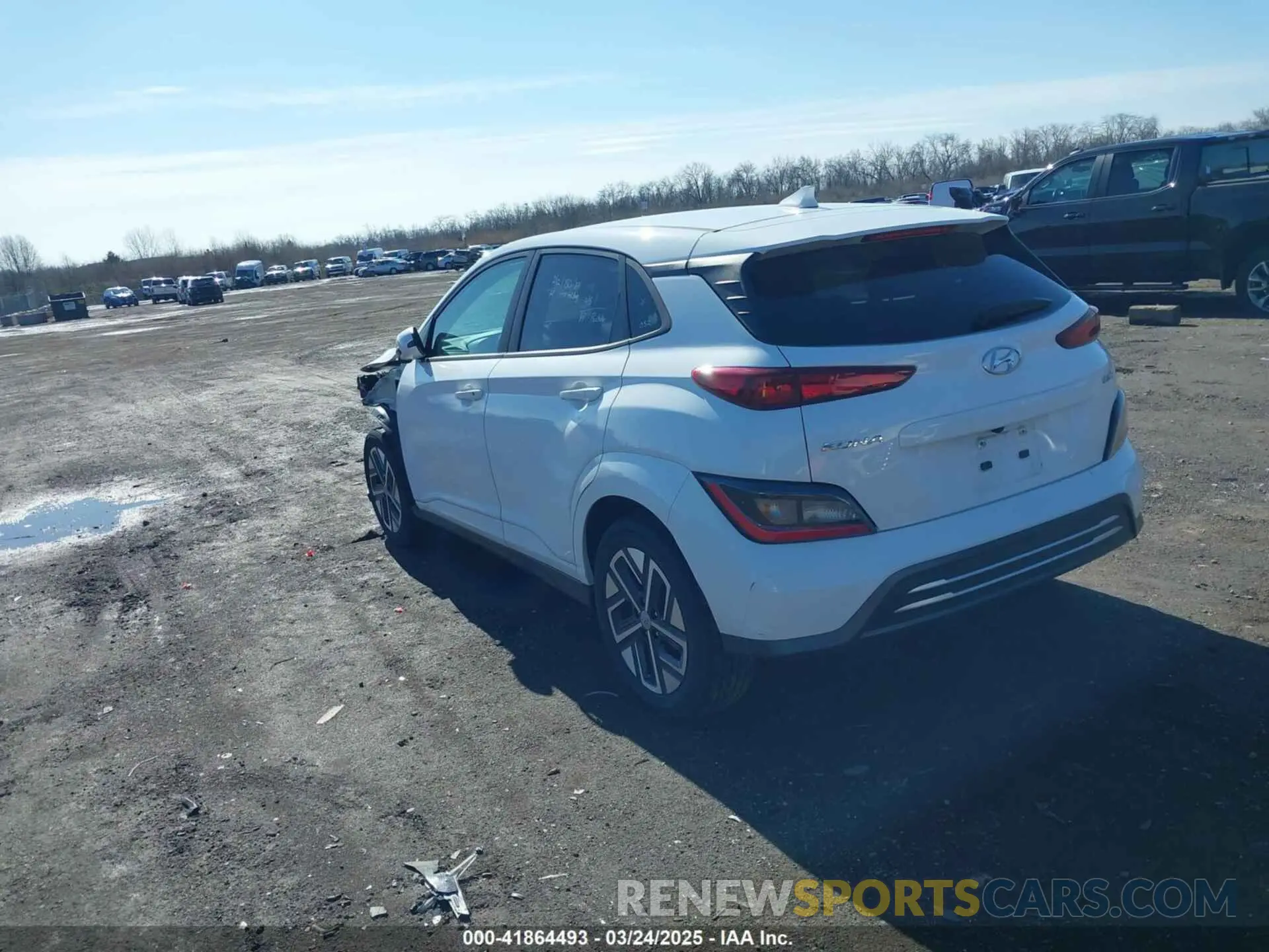 3 Photograph of a damaged car KM8K33AG0PU190264 HYUNDAI KONA ELECTRIC 2023