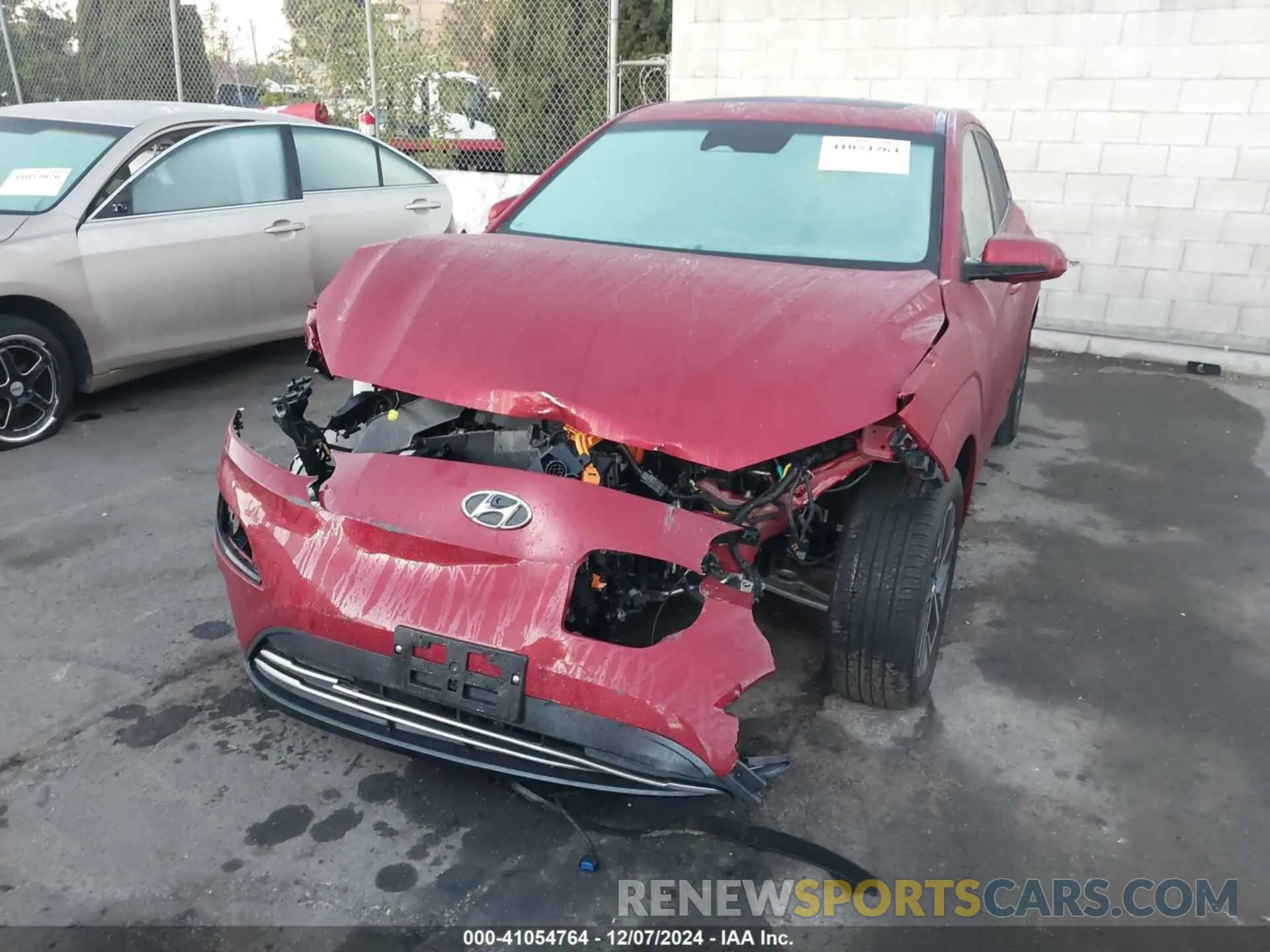 6 Photograph of a damaged car KM8K33AGXPU183659 HYUNDAI KONA ELECTRIC 2023