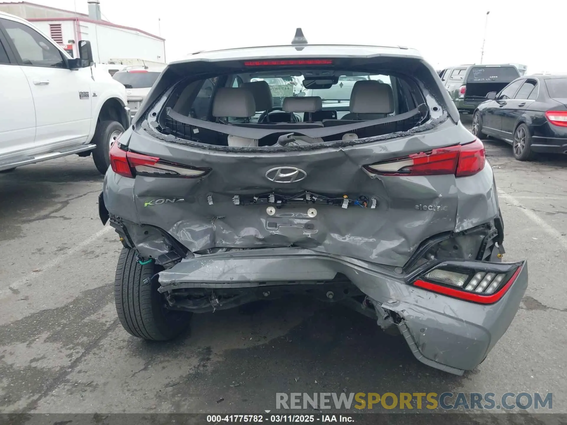 6 Фотография поврежденного автомобиля KM8K53AG4PU161344 HYUNDAI KONA ELECTRIC 2023