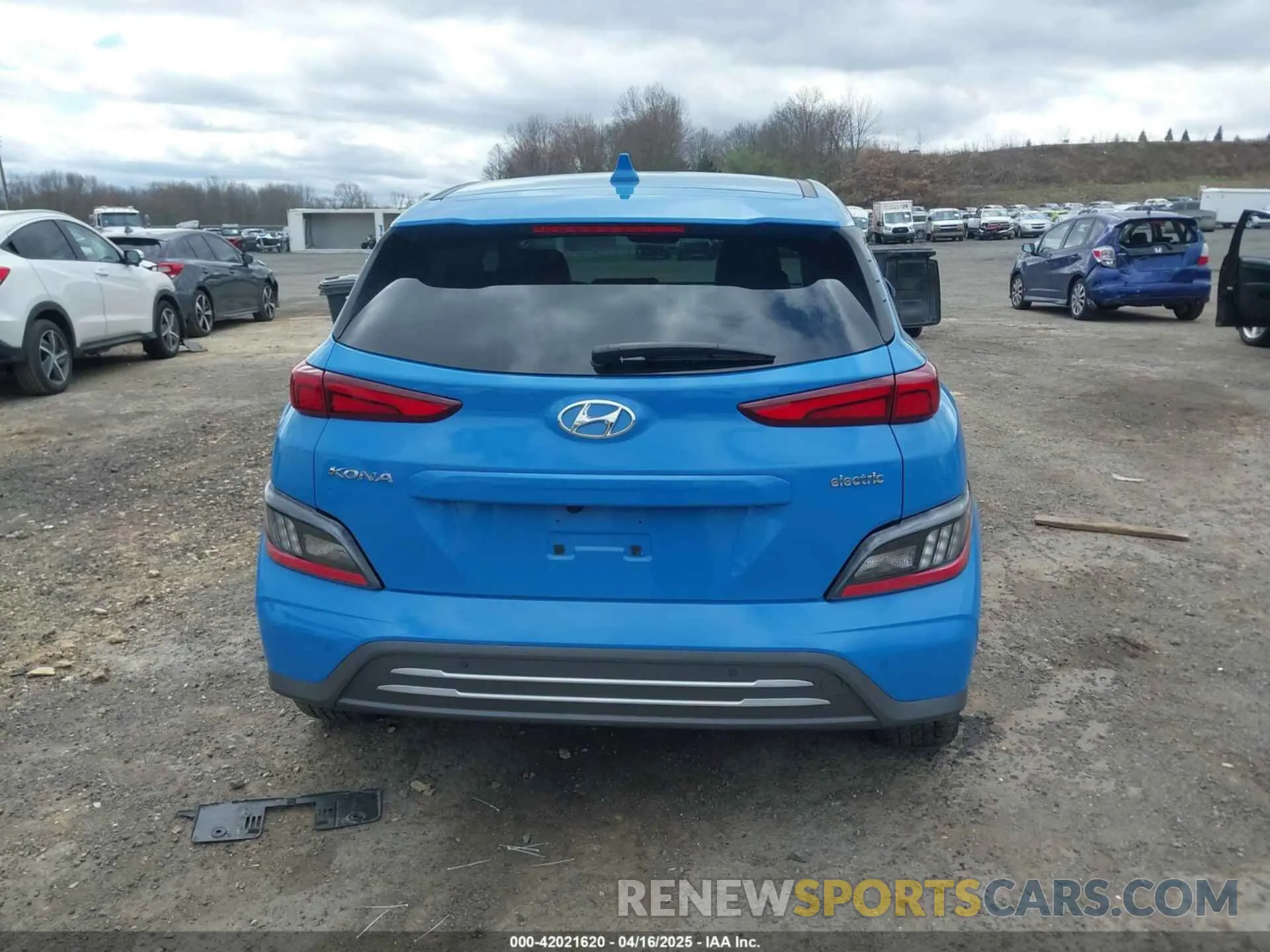 16 Фотография поврежденного автомобиля KM8K53AGXPU164278 HYUNDAI KONA ELECTRIC 2023