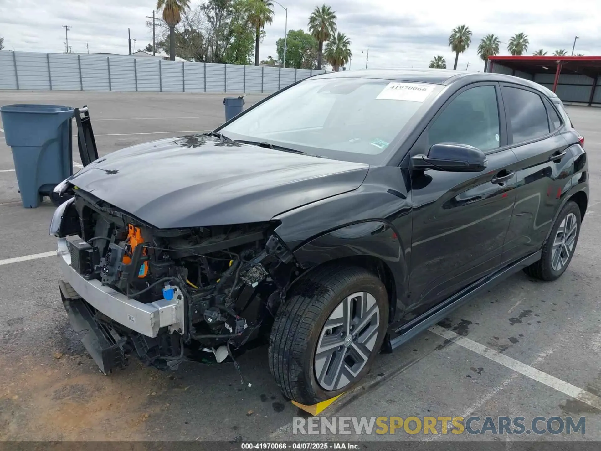 2 Фотография поврежденного автомобиля KM8K53AGXPU170730 HYUNDAI KONA ELECTRIC 2023