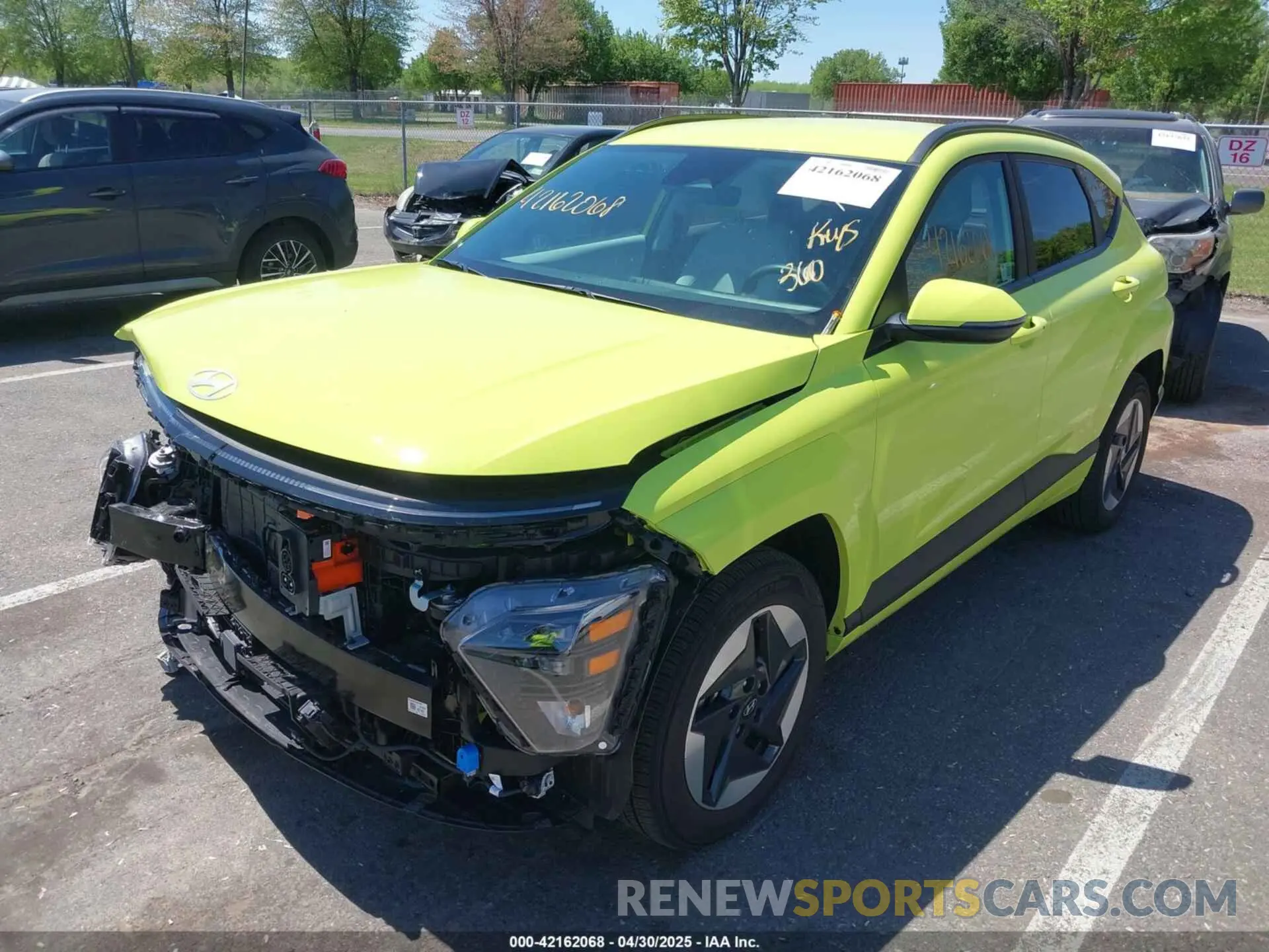 2 Photograph of a damaged car KM8HC3A62RU007368 HYUNDAI KONA ELECTRIC 2024