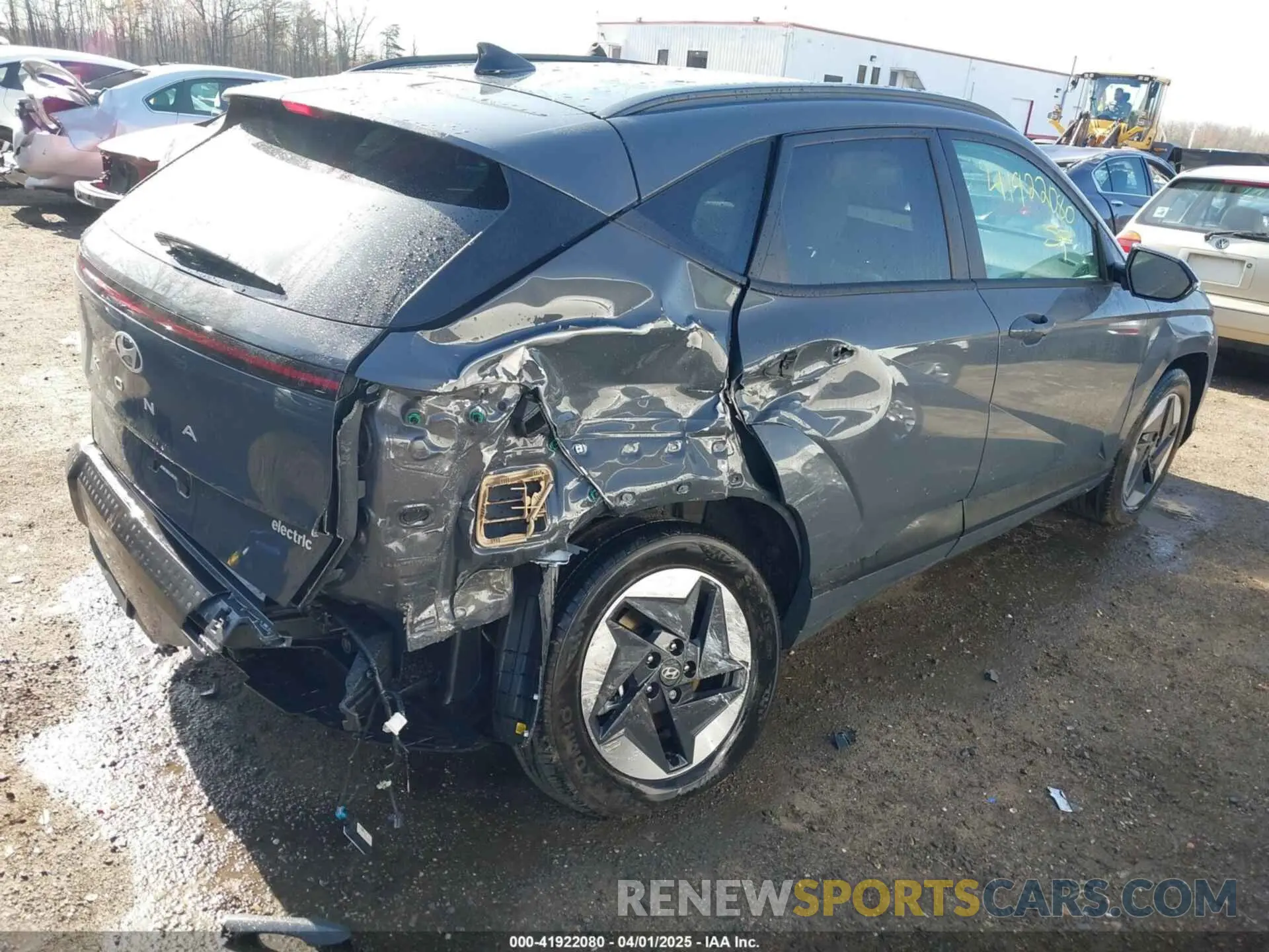 4 Photograph of a damaged car KM8HC3A63RU008044 HYUNDAI KONA ELECTRIC 2024