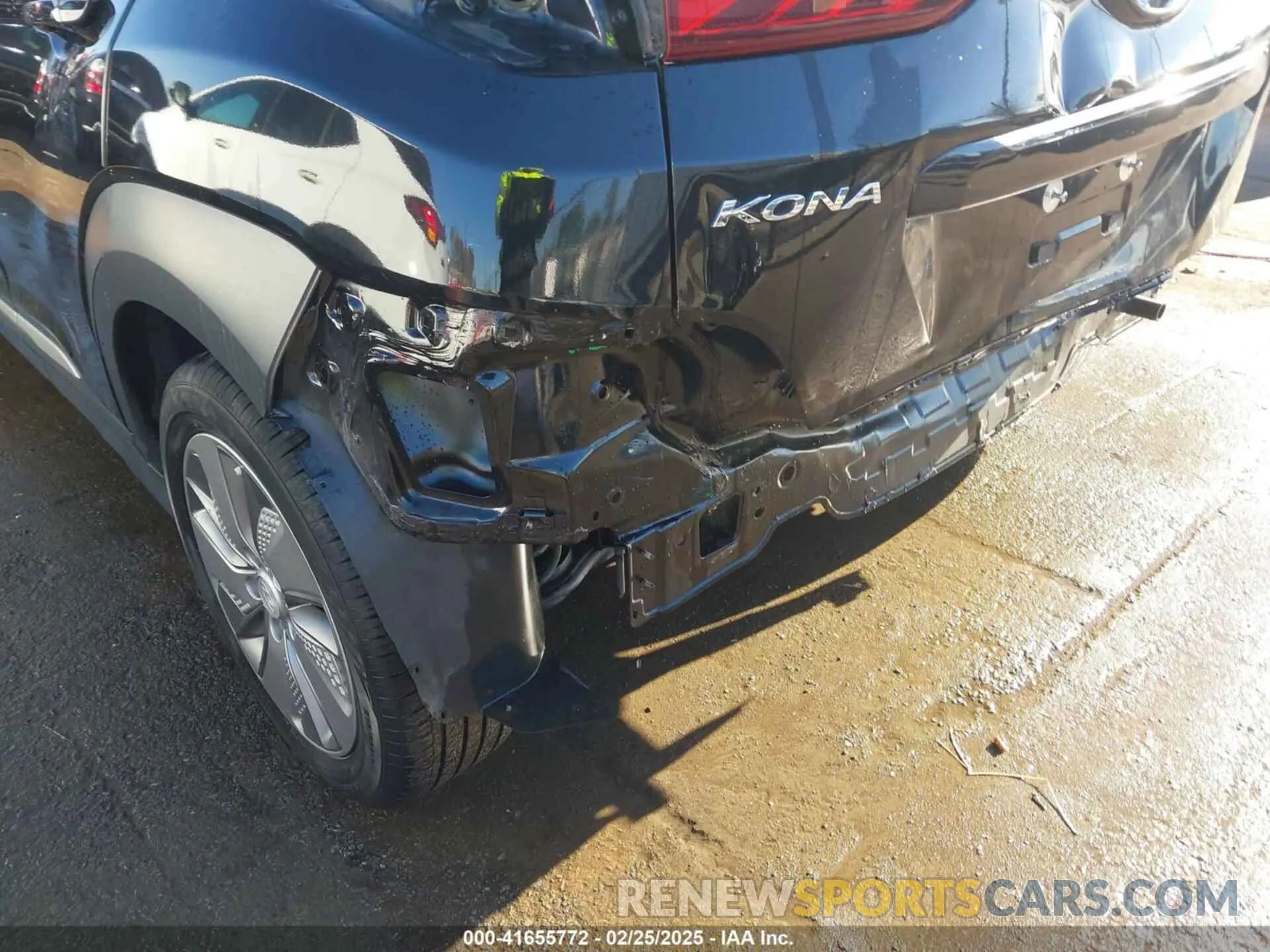 6 Photograph of a damaged car KM8K53AGXKU050368 HYUNDAI KONA EV 2019