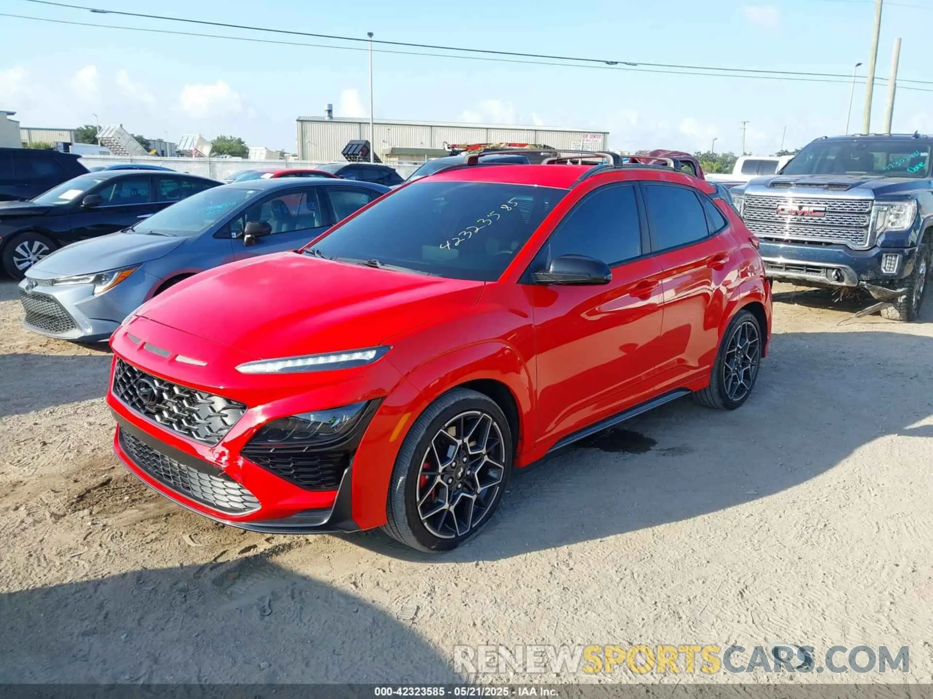 2 Фотография поврежденного автомобиля KM8KH3AC1NU004310 HYUNDAI KONA N 2022