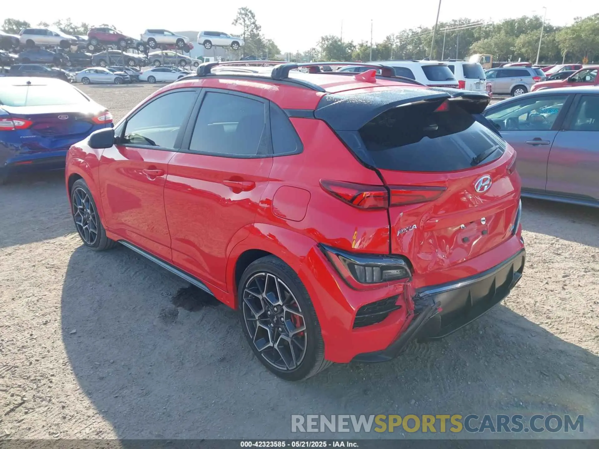 3 Фотография поврежденного автомобиля KM8KH3AC1NU004310 HYUNDAI KONA N 2022