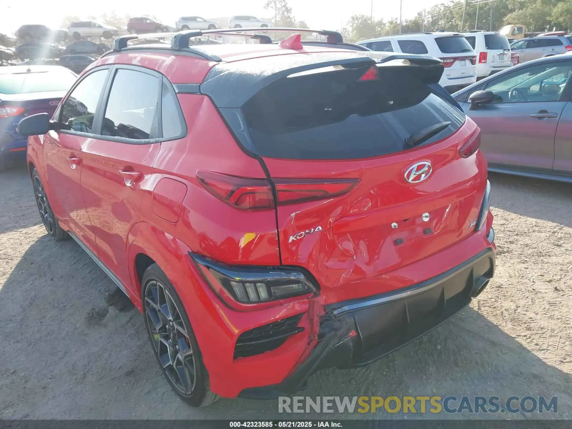 6 Фотография поврежденного автомобиля KM8KH3AC1NU004310 HYUNDAI KONA N 2022