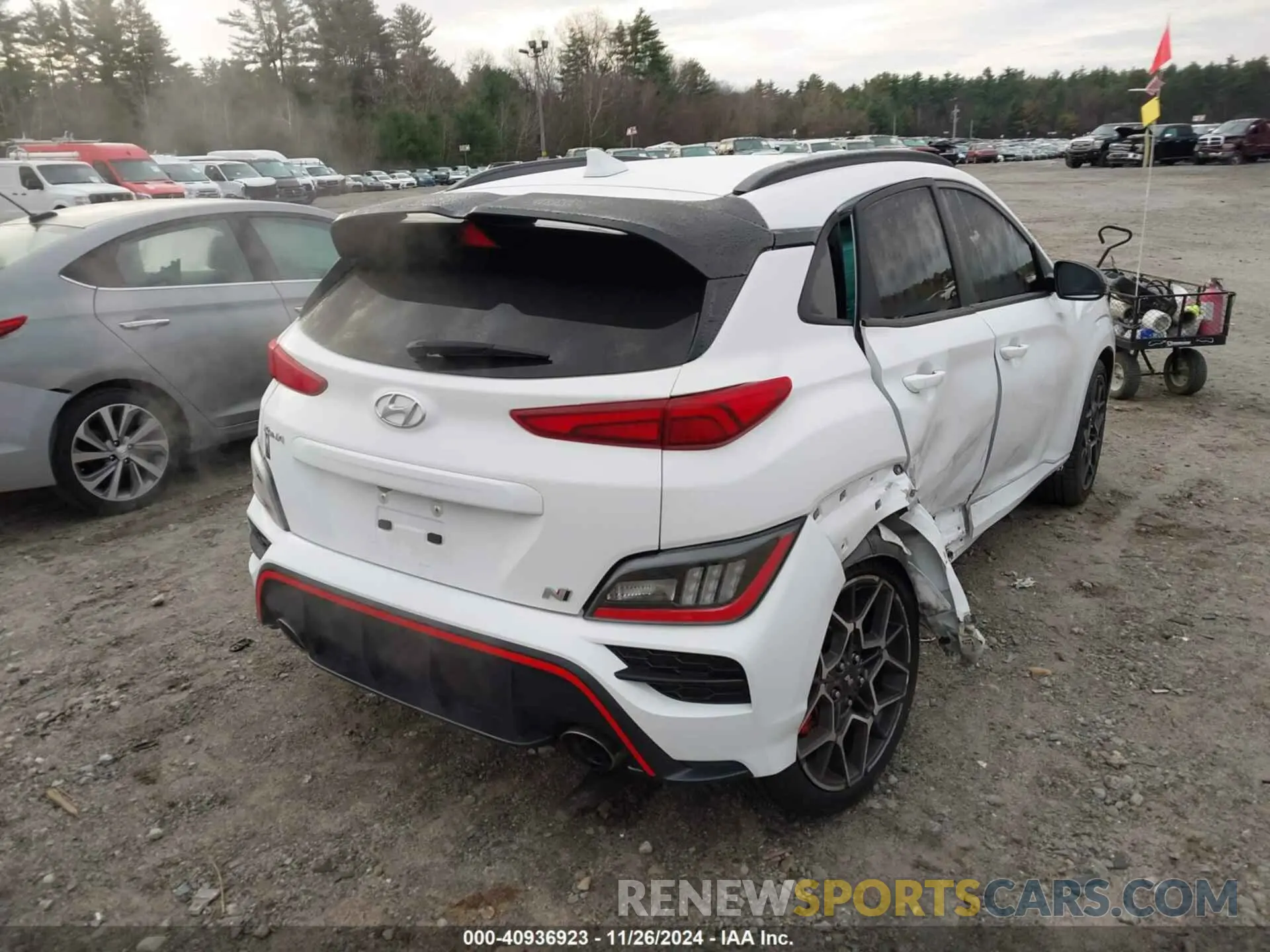 4 Фотография поврежденного автомобиля KM8KH3AC8NU002778 HYUNDAI KONA N 2022