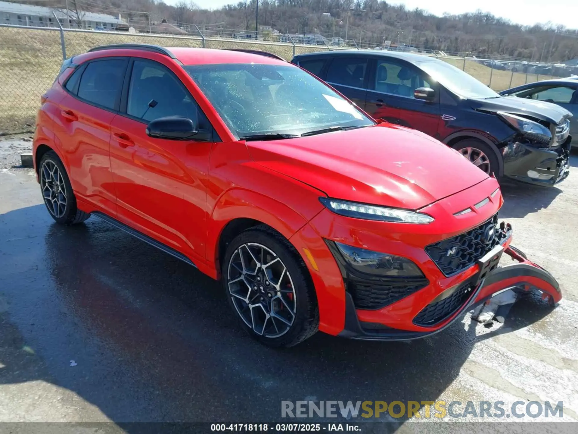 1 Фотография поврежденного автомобиля KM8KH3AC8PU007630 HYUNDAI KONA N 2023