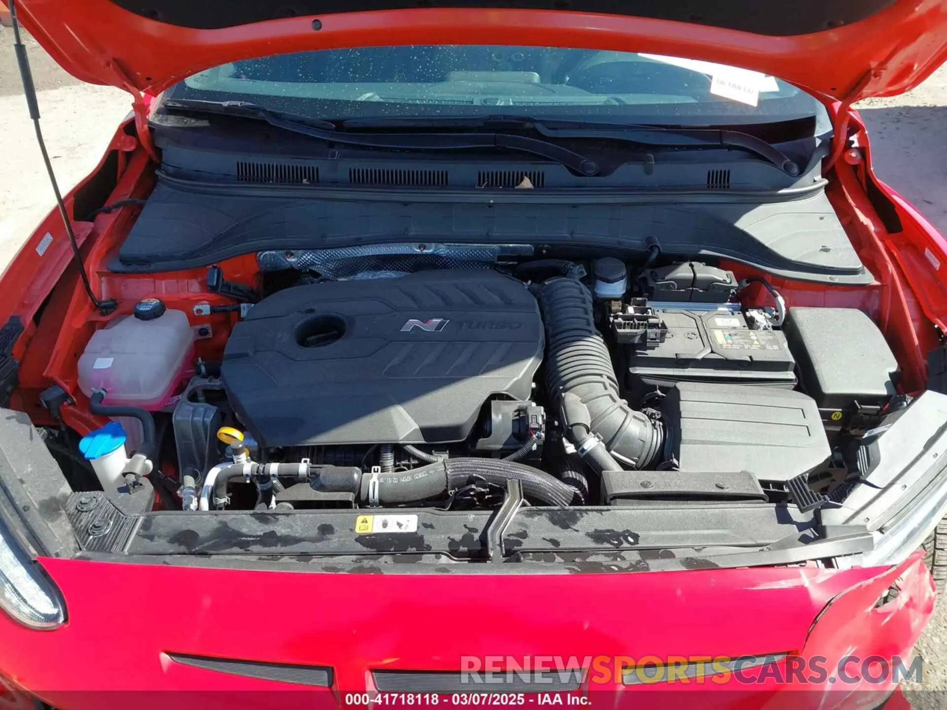 10 Фотография поврежденного автомобиля KM8KH3AC8PU007630 HYUNDAI KONA N 2023