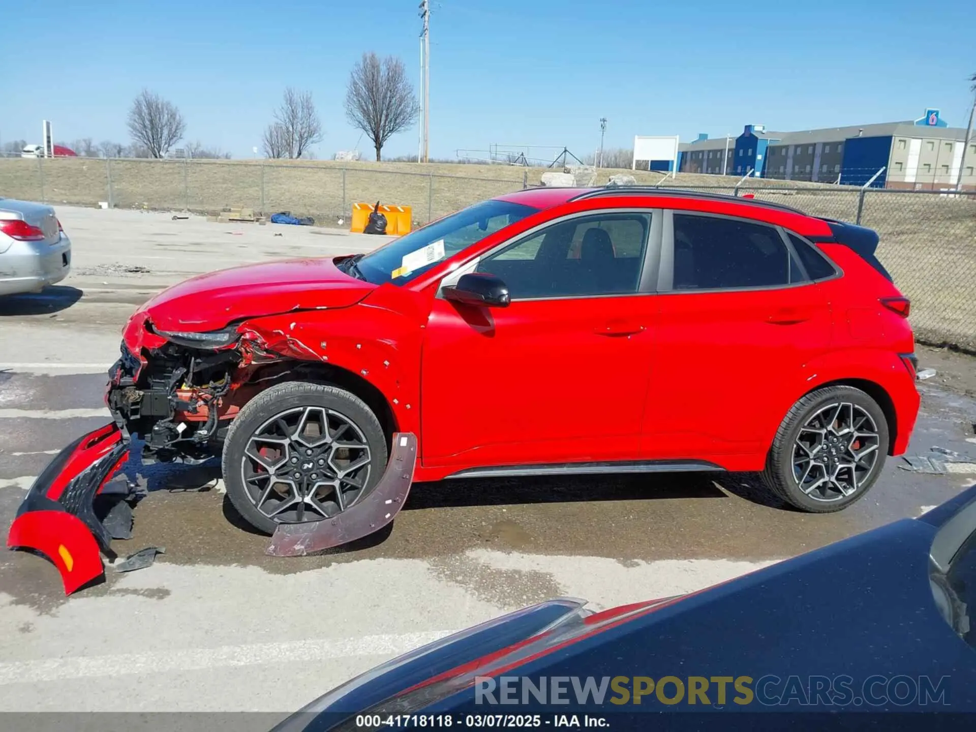 14 Фотография поврежденного автомобиля KM8KH3AC8PU007630 HYUNDAI KONA N 2023
