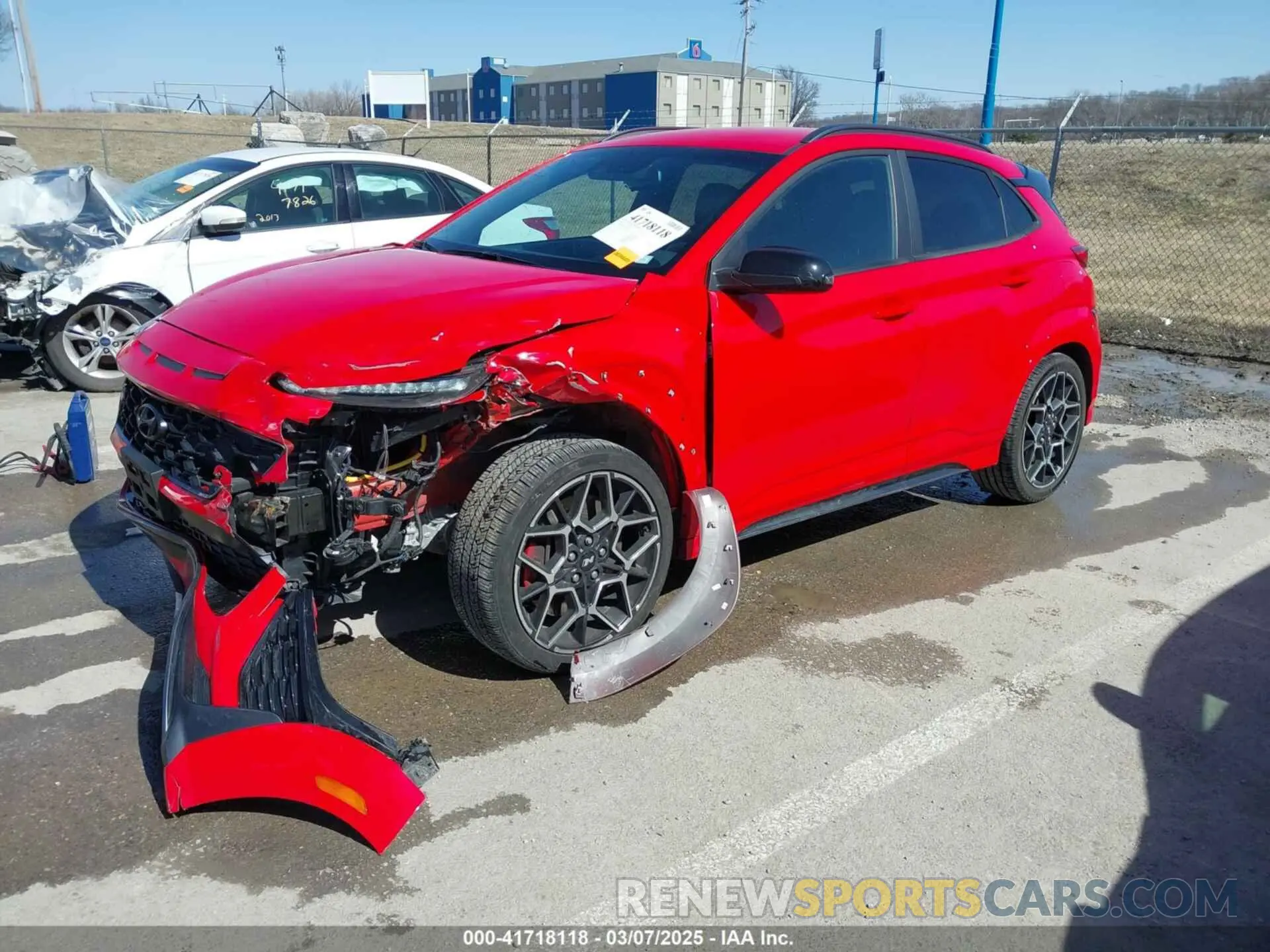2 Фотография поврежденного автомобиля KM8KH3AC8PU007630 HYUNDAI KONA N 2023
