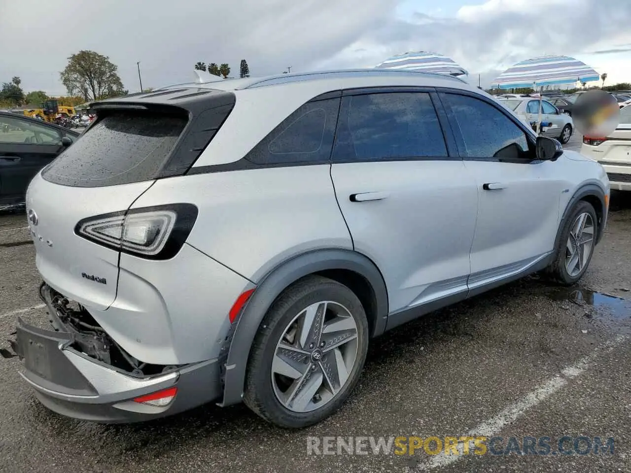 3 Photograph of a damaged car KM8J84A60KU000708 HYUNDAI NEXO 2019