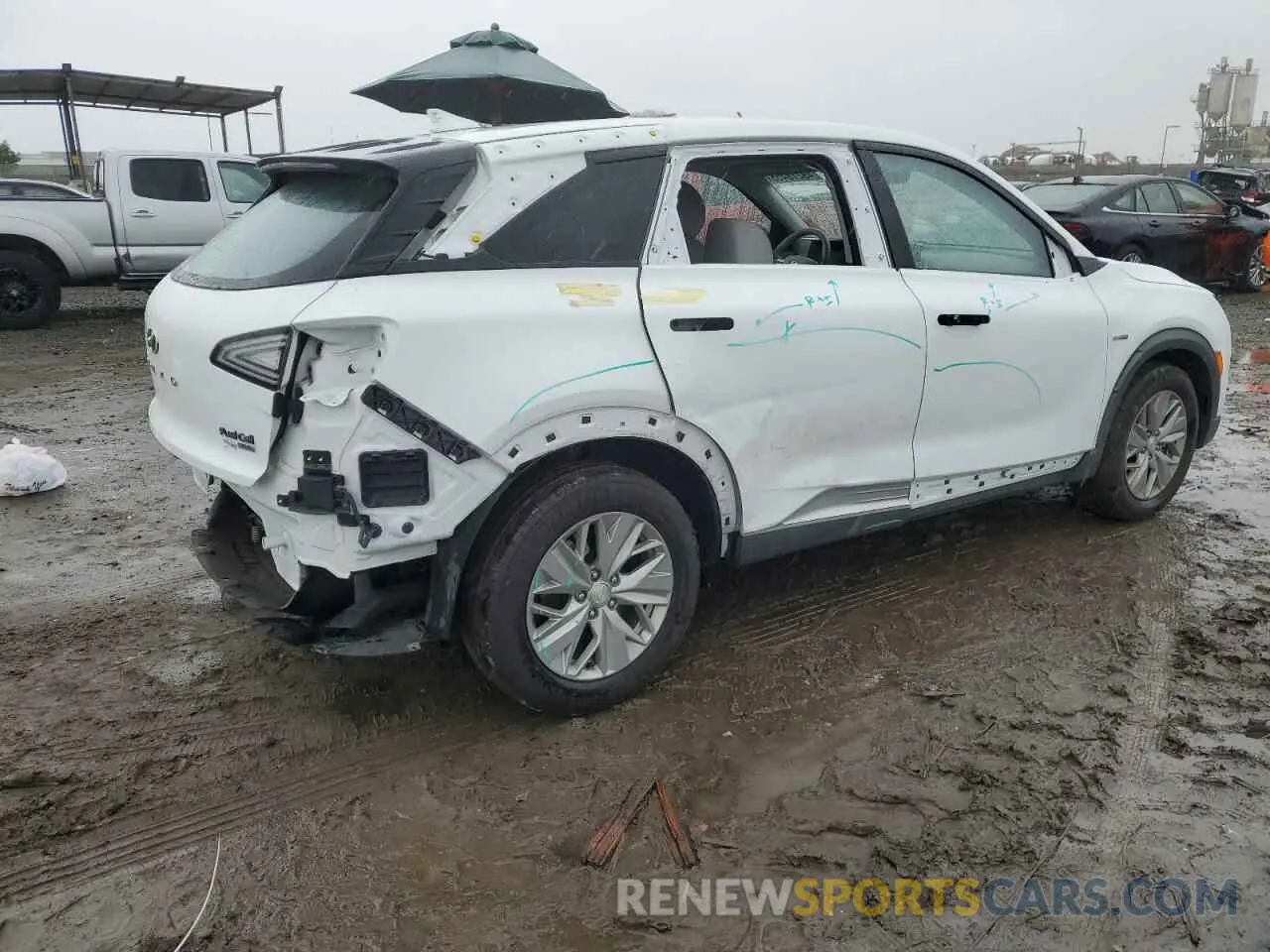 3 Photograph of a damaged car KM8J74A63MU013846 HYUNDAI NEXO 2021