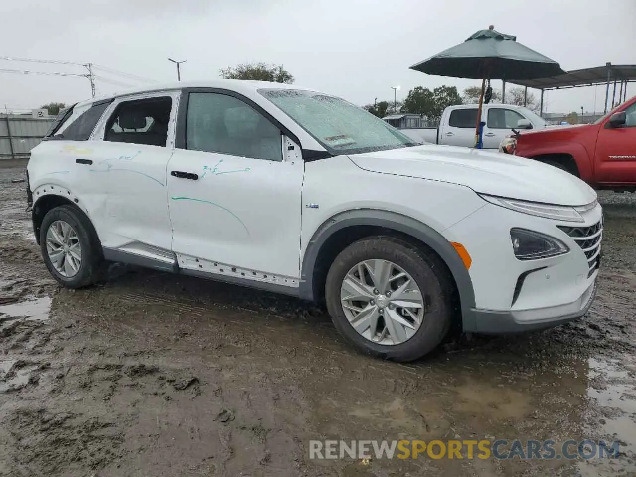 4 Photograph of a damaged car KM8J74A63MU013846 HYUNDAI NEXO 2021