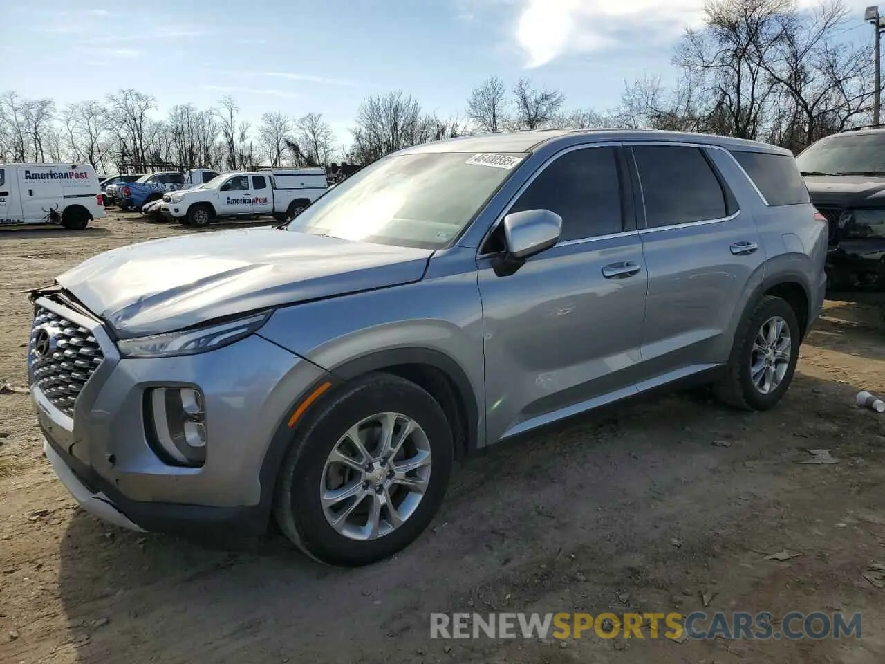 1 Photograph of a damaged car KM8R14HE9LU043594 HYUNDAI PALISADE 2020