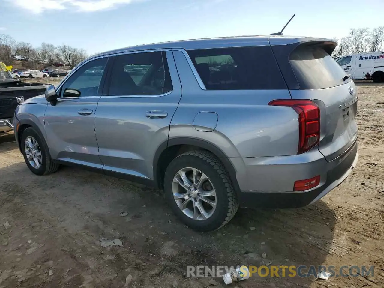 2 Photograph of a damaged car KM8R14HE9LU043594 HYUNDAI PALISADE 2020
