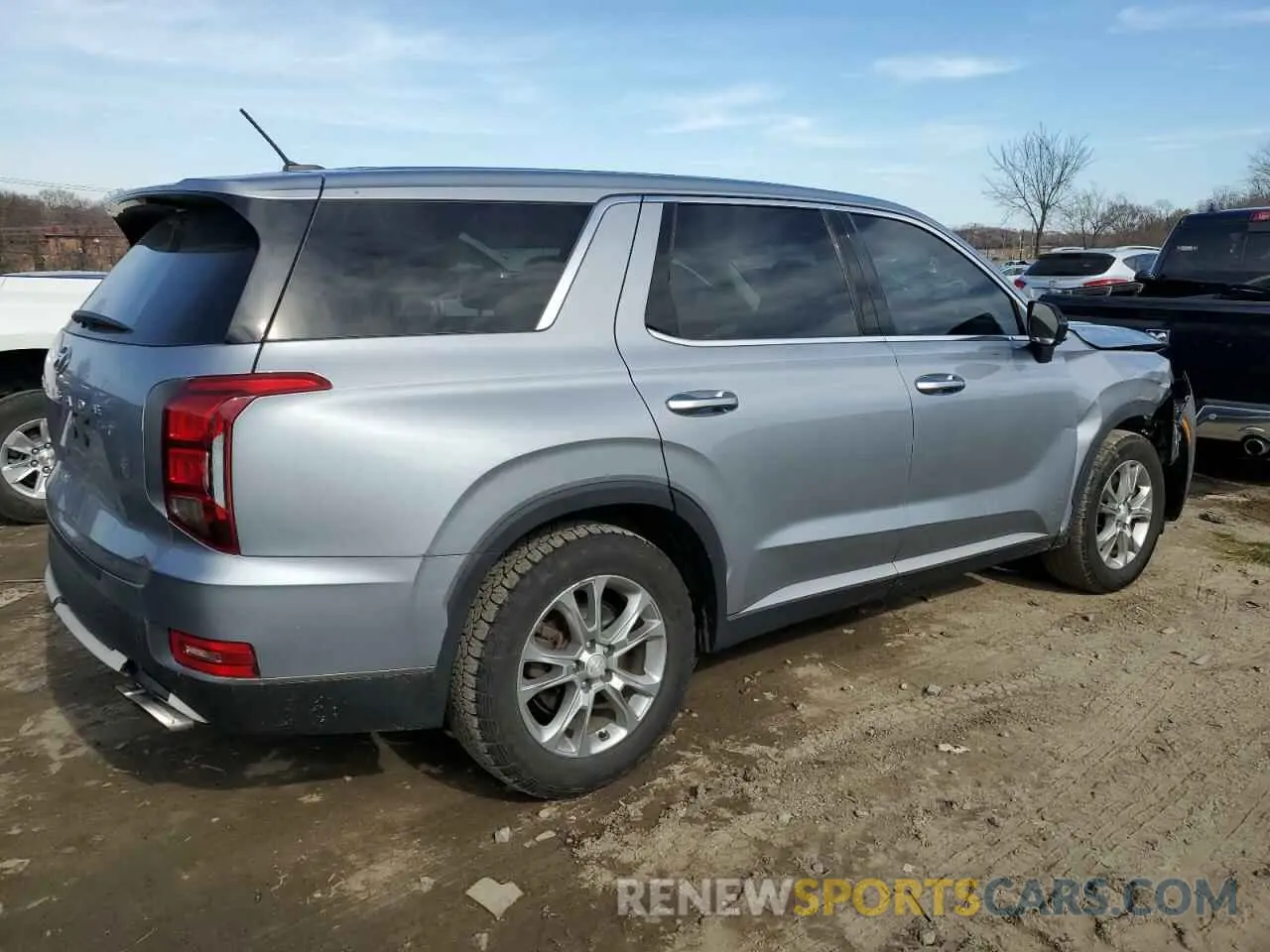 3 Photograph of a damaged car KM8R14HE9LU043594 HYUNDAI PALISADE 2020