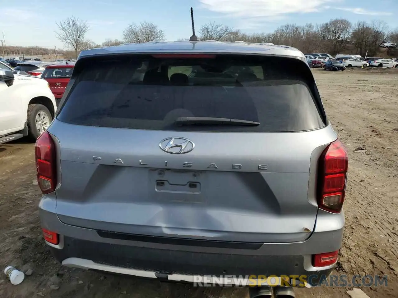 6 Photograph of a damaged car KM8R14HE9LU043594 HYUNDAI PALISADE 2020