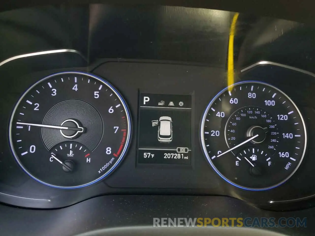 9 Photograph of a damaged car KM8R14HE9LU043594 HYUNDAI PALISADE 2020