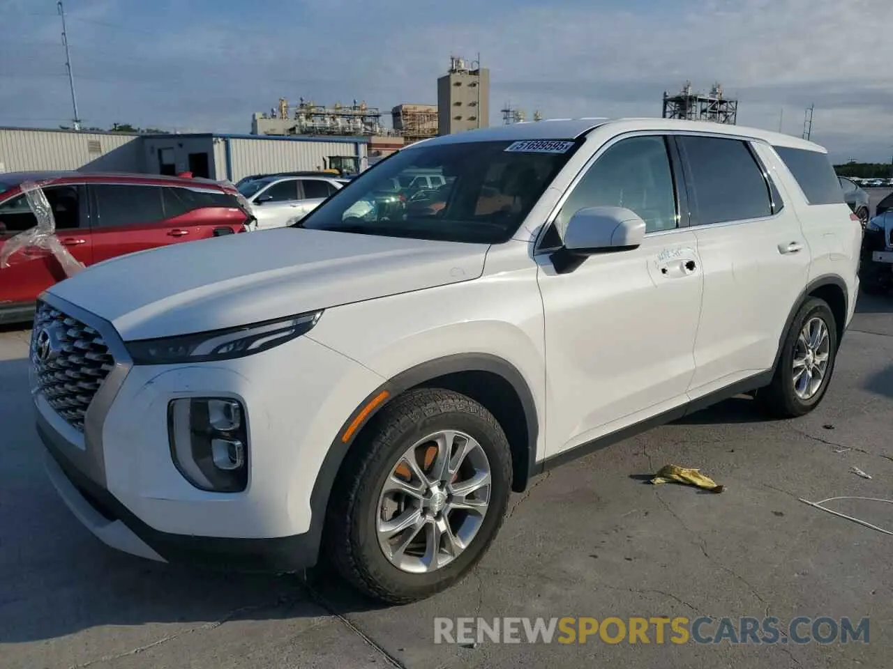 1 Photograph of a damaged car KM8R14HE9LU094416 HYUNDAI PALISADE 2020