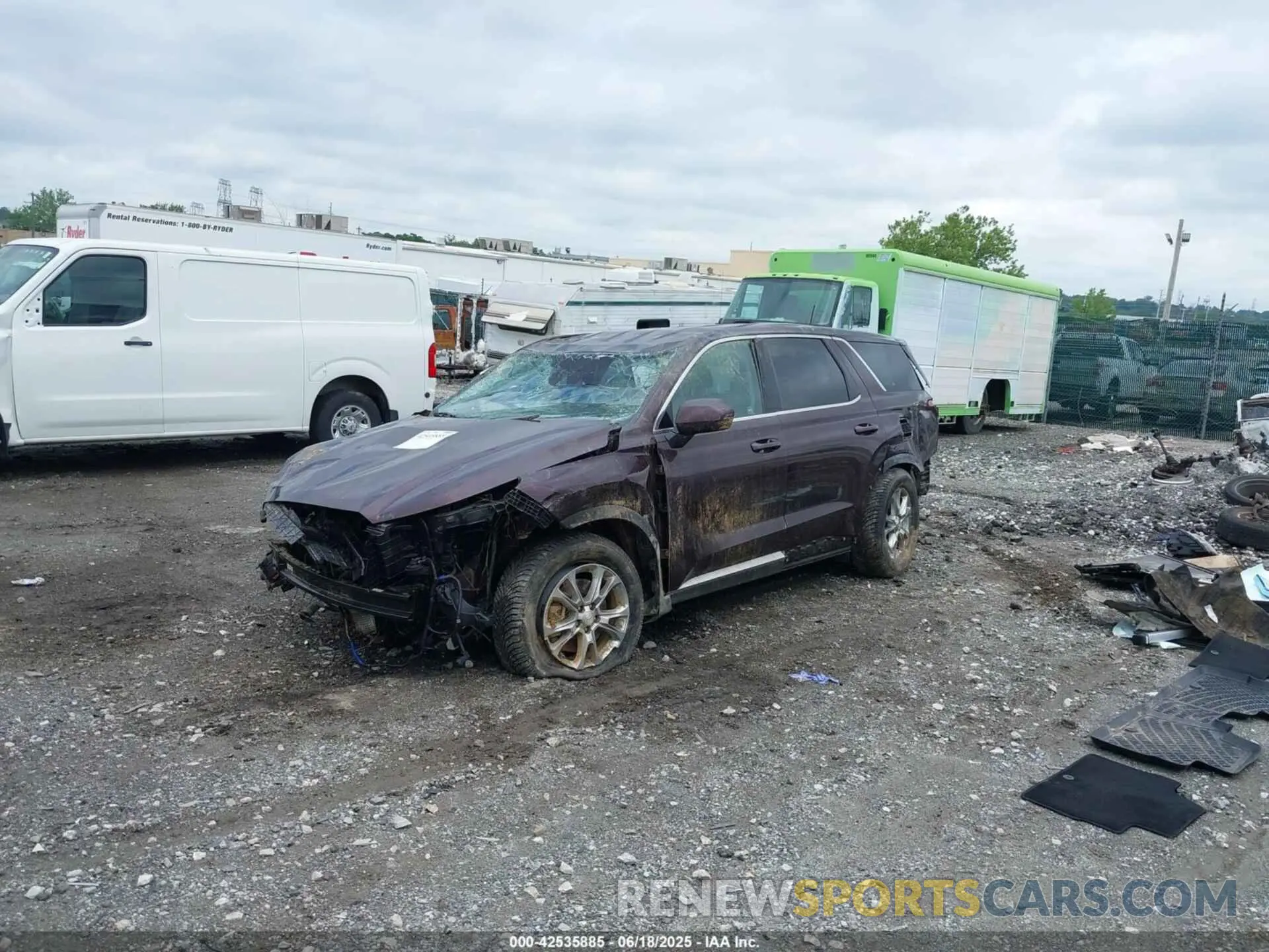 2 Фотография поврежденного автомобиля KM8R1DHE3LU071228 HYUNDAI PALISADE 2020