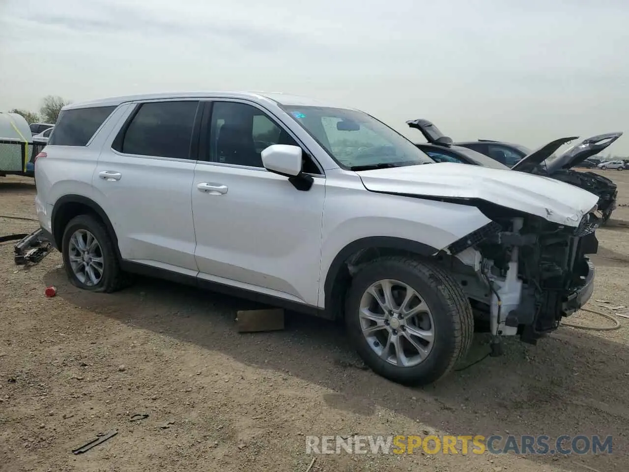 4 Фотография поврежденного автомобиля KM8R1DHEXLU065619 HYUNDAI PALISADE 2020