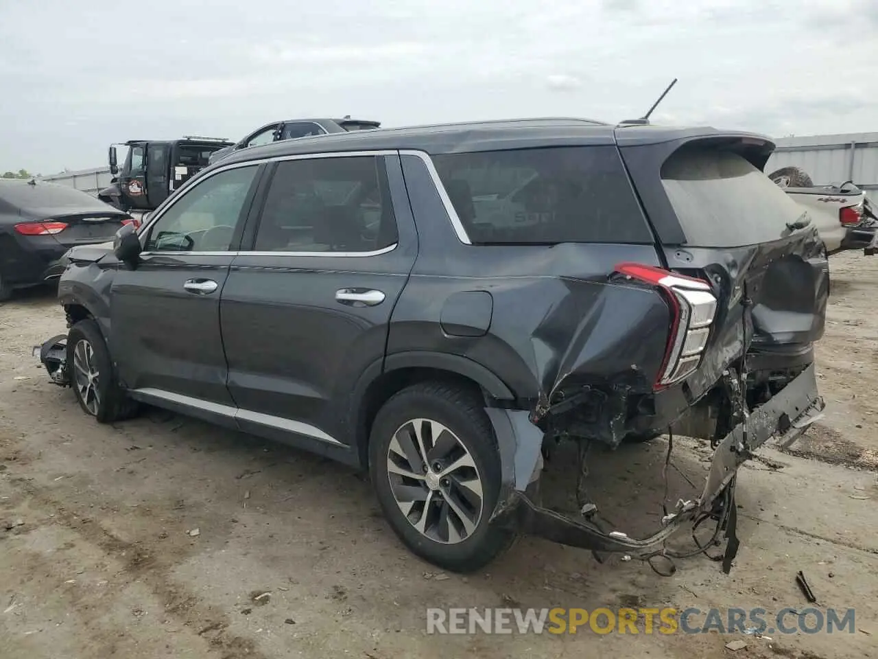 2 Photograph of a damaged car KM8R2DHE0LU053640 HYUNDAI PALISADE 2020