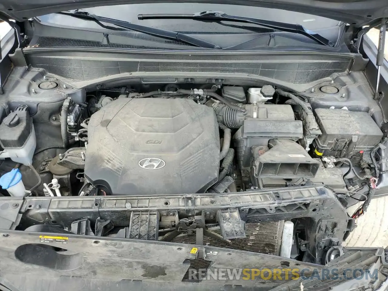 12 Фотография поврежденного автомобиля KM8R2DHE1LU106300 HYUNDAI PALISADE 2020