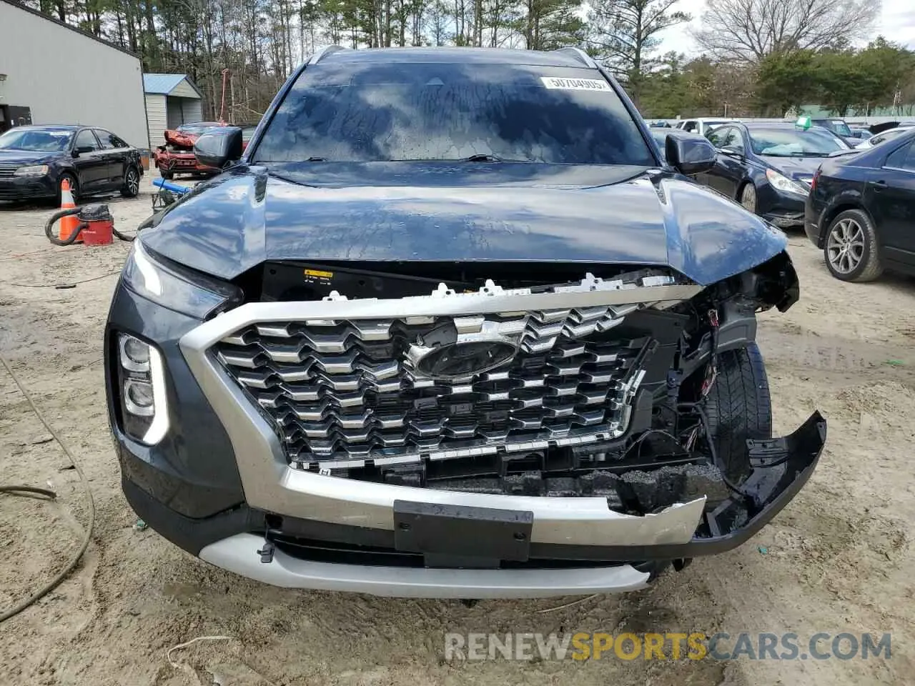 5 Фотография поврежденного автомобиля KM8R2DHE1LU106300 HYUNDAI PALISADE 2020