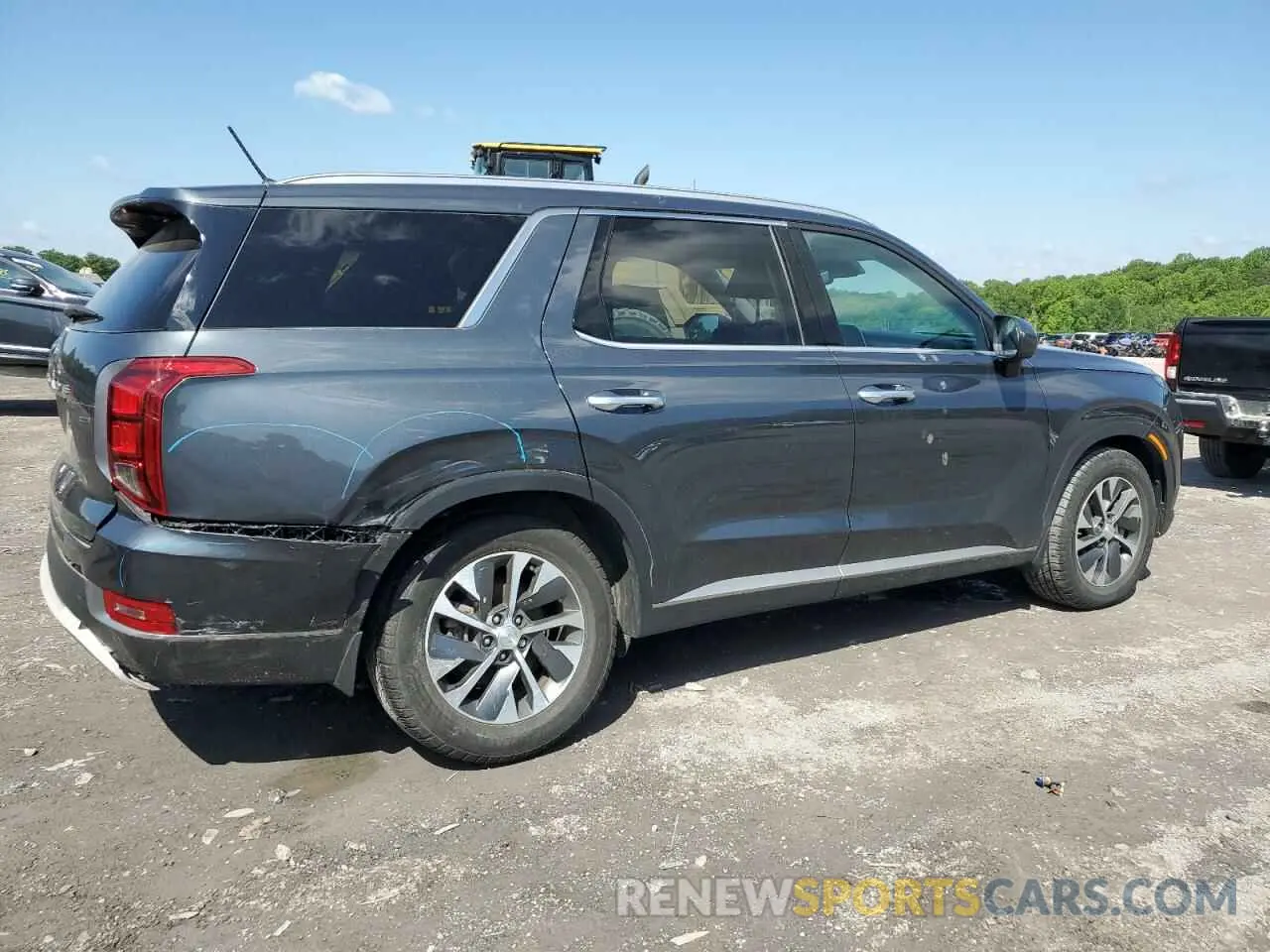 3 Фотография поврежденного автомобиля KM8R2DHE2LU143565 HYUNDAI PALISADE 2020