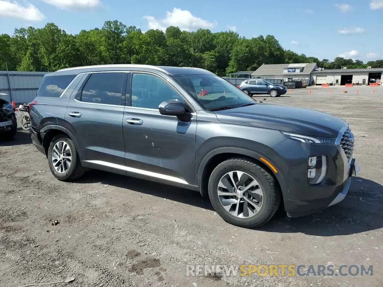 4 Фотография поврежденного автомобиля KM8R2DHE2LU143565 HYUNDAI PALISADE 2020
