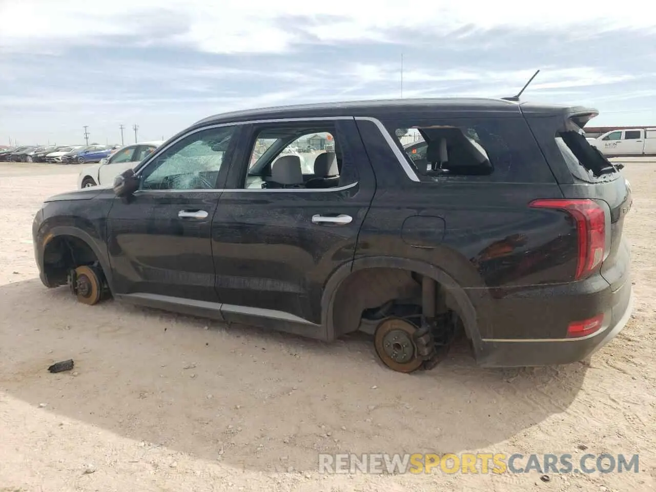 2 Photograph of a damaged car KM8R34HE4LU109513 HYUNDAI PALISADE 2020