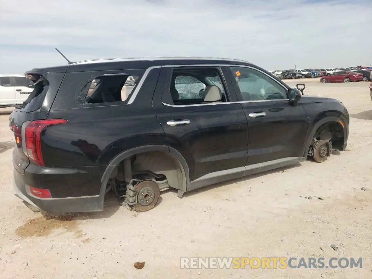 3 Photograph of a damaged car KM8R34HE4LU109513 HYUNDAI PALISADE 2020